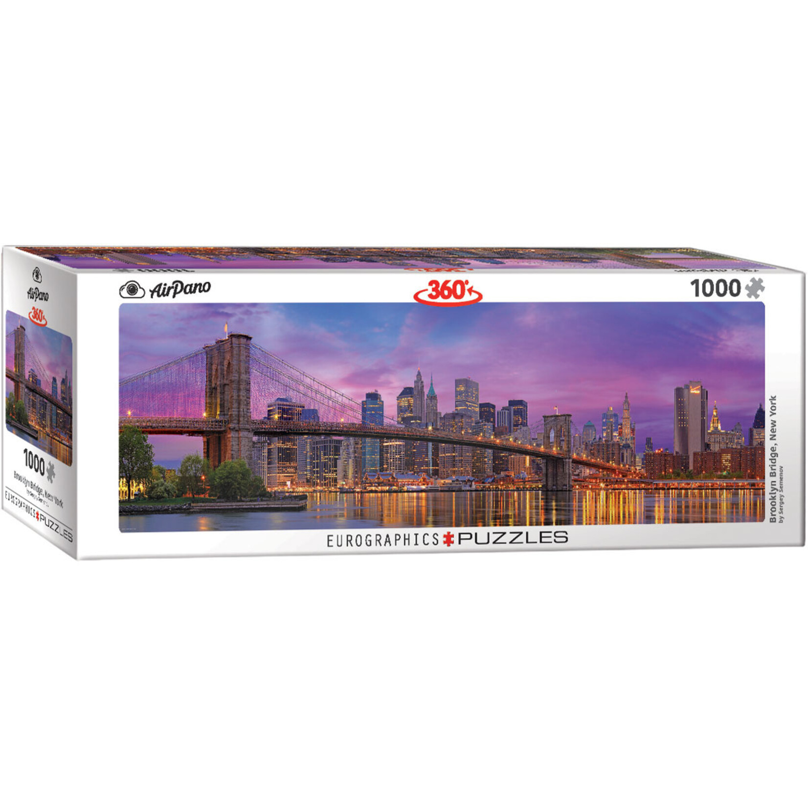 EuroGraphics Puzzles Brooklyn Bridge New York Panoramic 1000pc