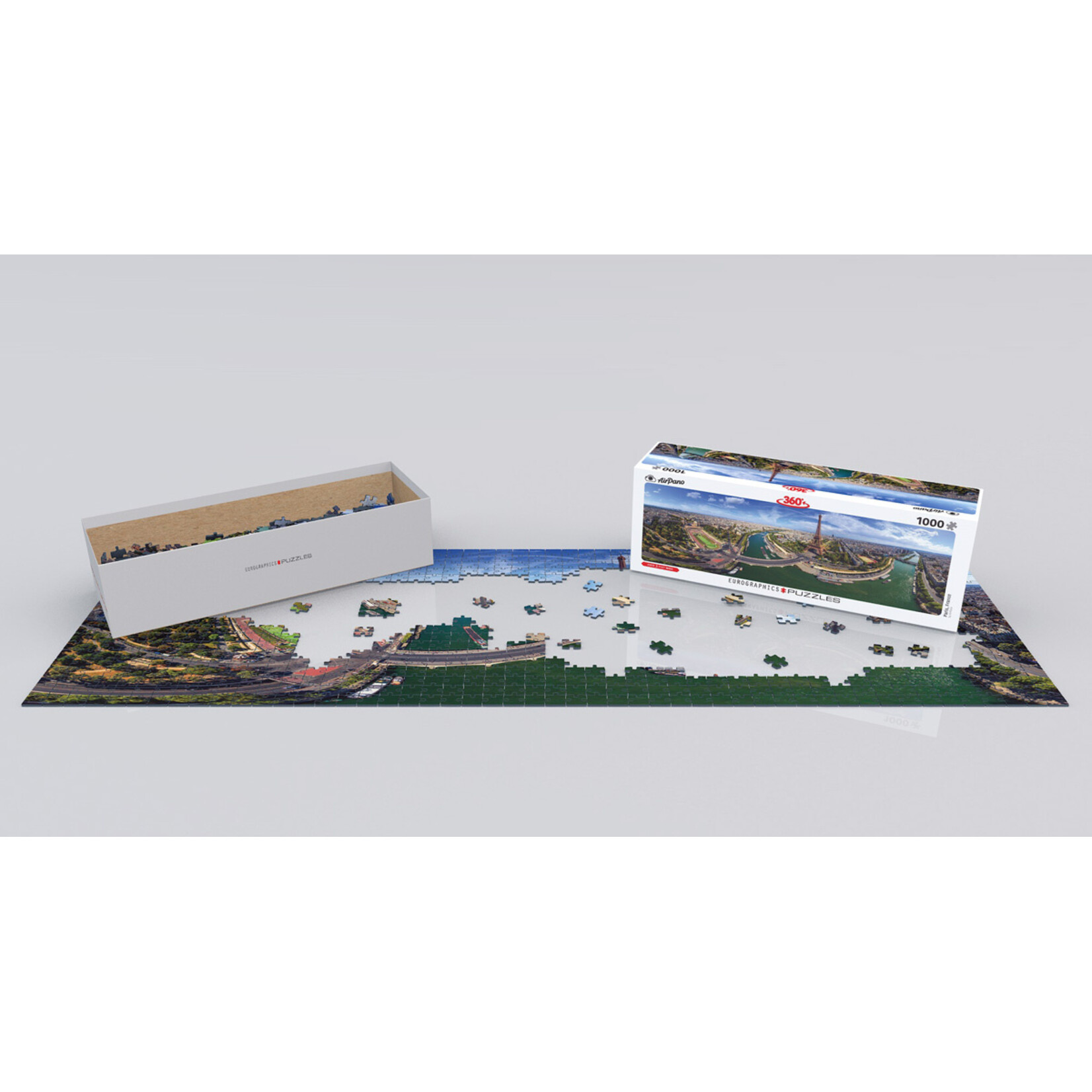 EuroGraphics Puzzles Paris, France Panoramic 1000pc