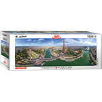 EuroGraphics Puzzles Paris, France Panoramic 1000pc