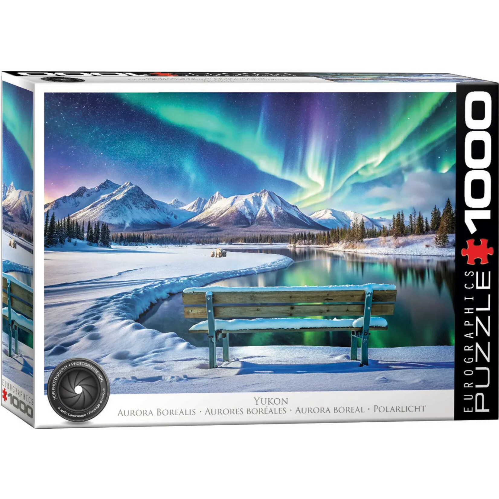 EuroGraphics Puzzles Yukon Aurora Borealis 1000pc
