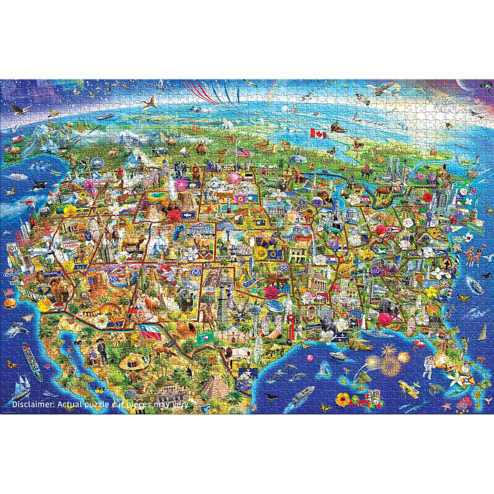 EuroGraphics Puzzles U.S. Wonders 2000pc
