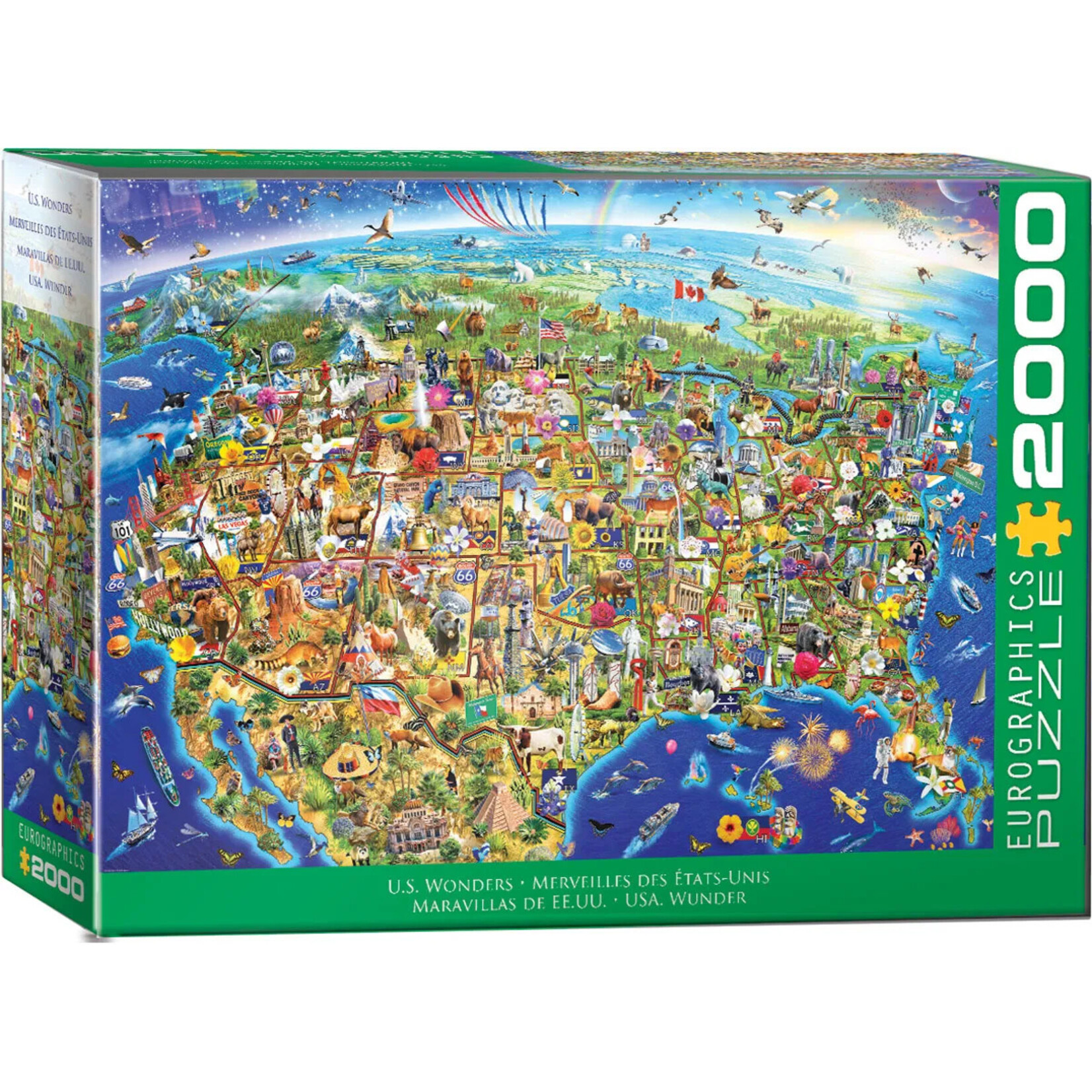 EuroGraphics Puzzles U.S. Wonders 2000pc