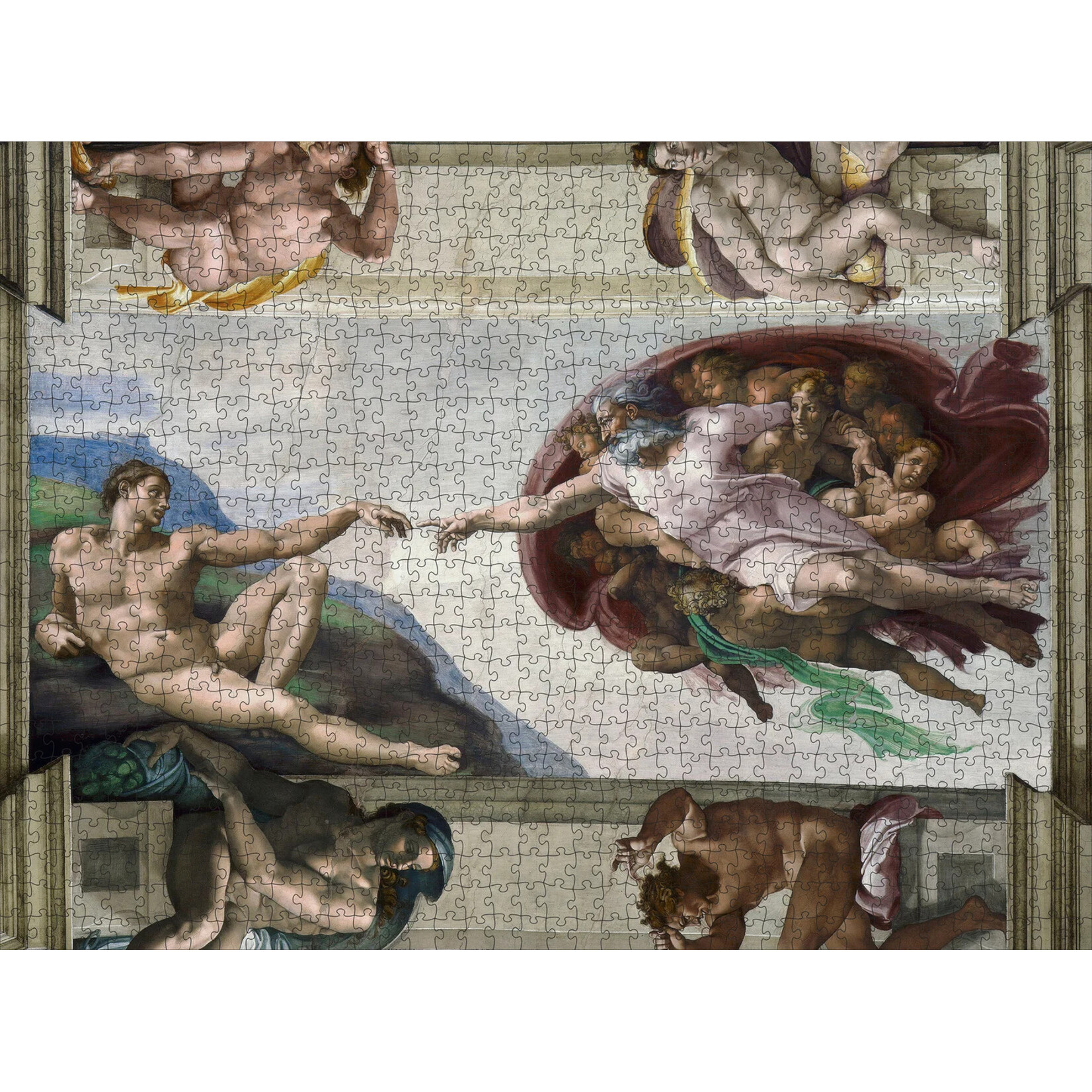 Michelangelo: The Creation of Adam 1000pc
