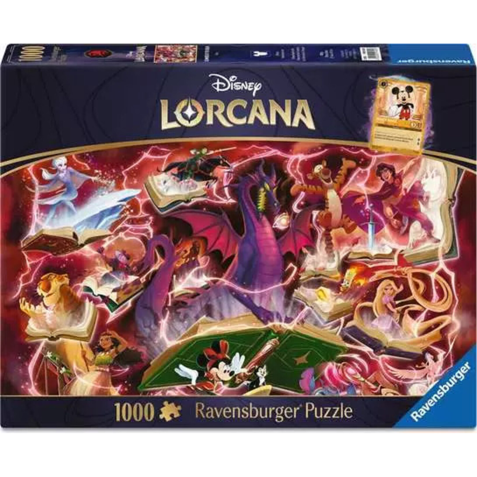 Ravensburger Disney Lorcana Glimmers of the Realm Puzzle: Ruby 1000pc