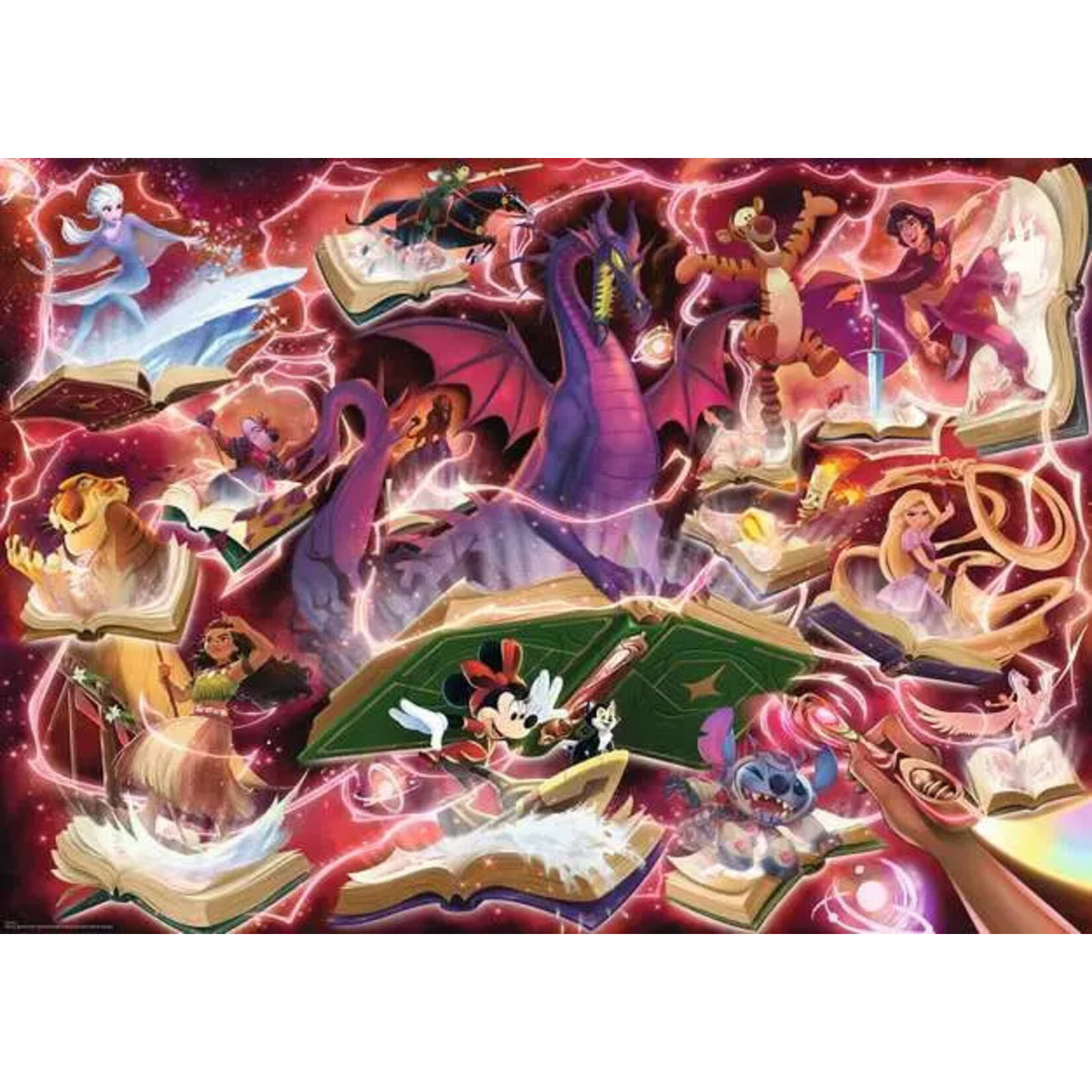 Ravensburger Disney Lorcana Glimmers of the Realm Puzzle: Ruby 1000pc