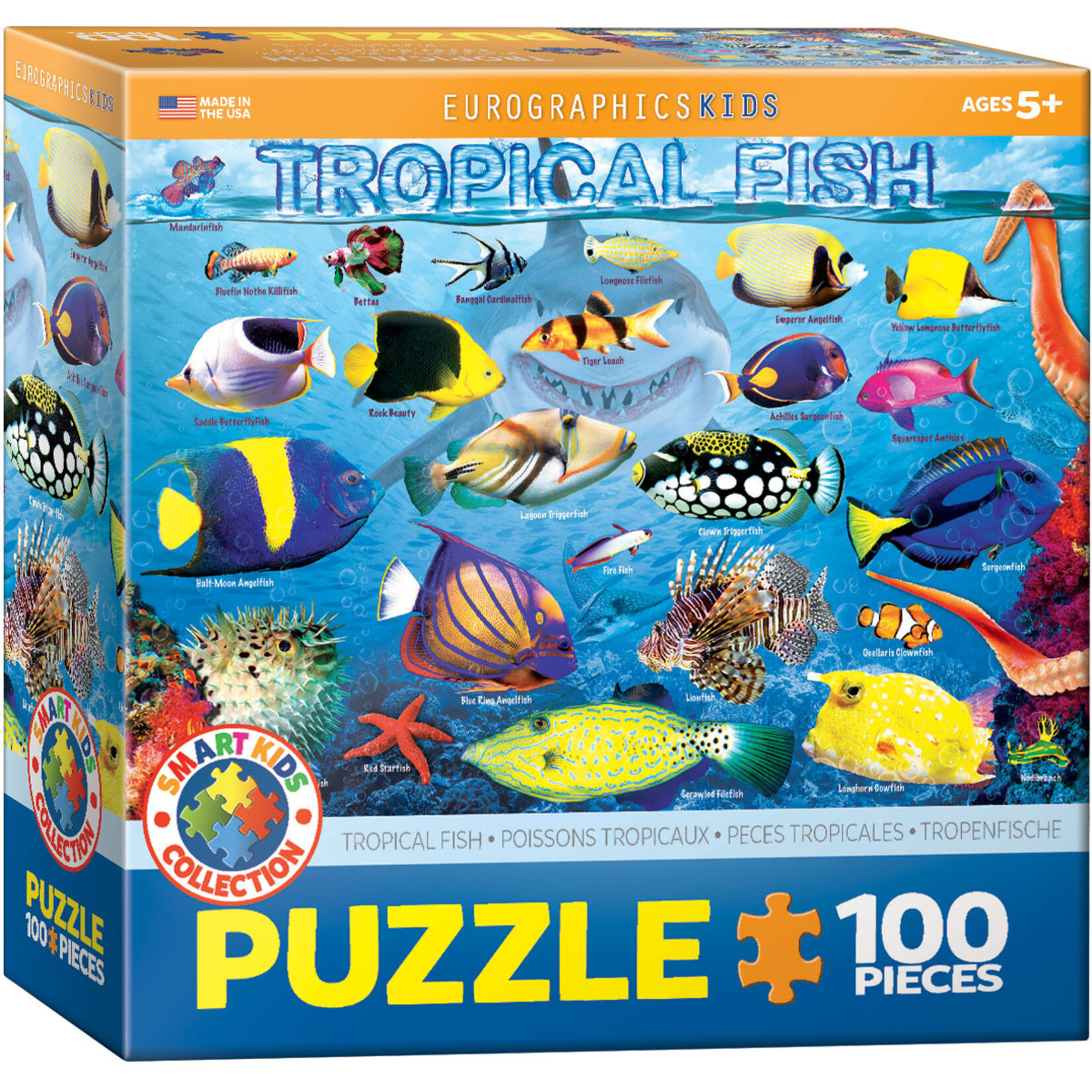 EuroGraphics Puzzles Tropical Fish 100pc