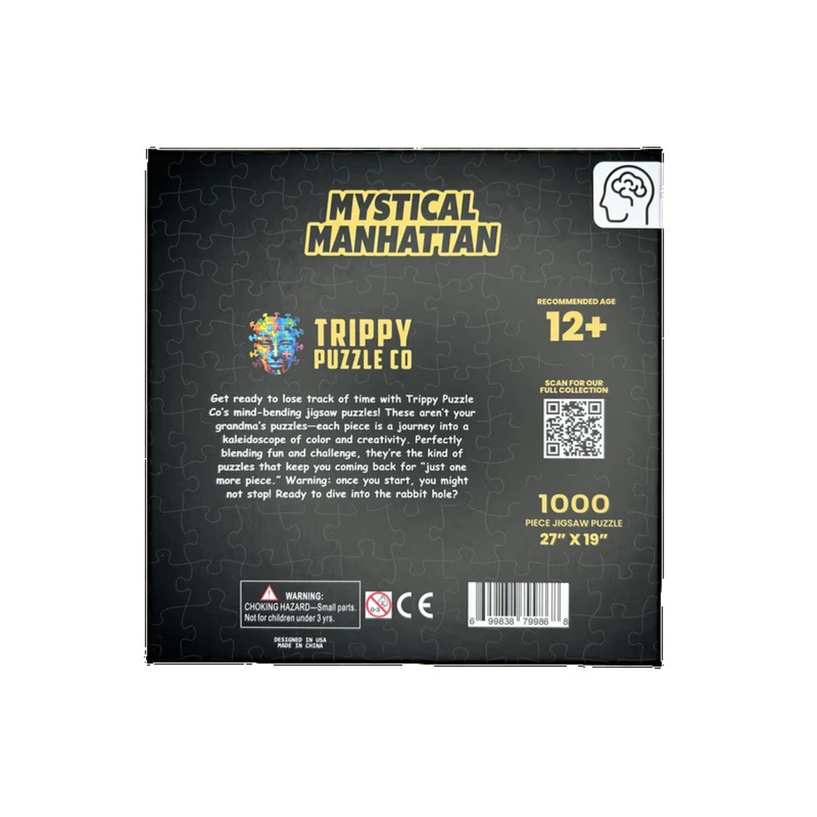 Trippy Puzzle Co Mystical Manhattan Classic Jigsaw Puzzle 1000pc