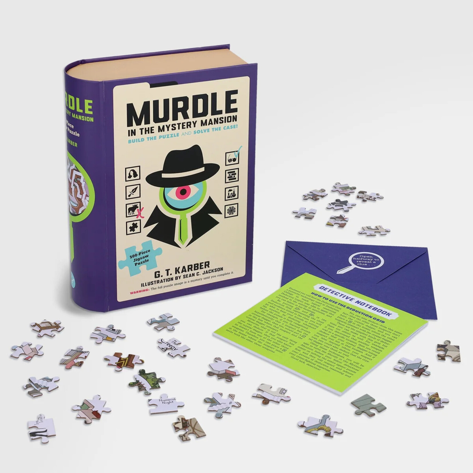 Chronicle Books Murdle in the Mystery Mansion 500pc Jigsaw Puzzle