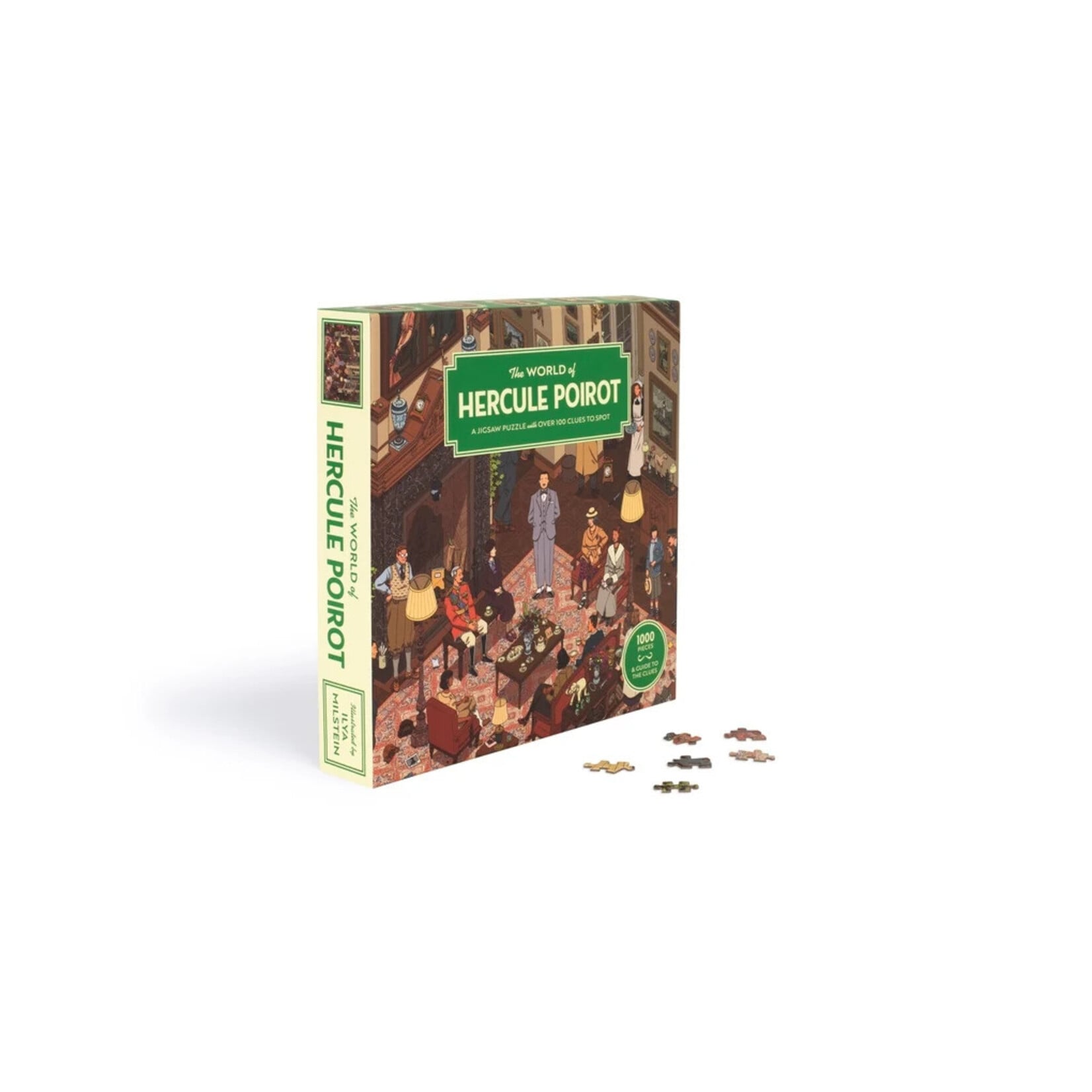 Chronicle Books The World of Hercule Poirot 1000pc Puzzle