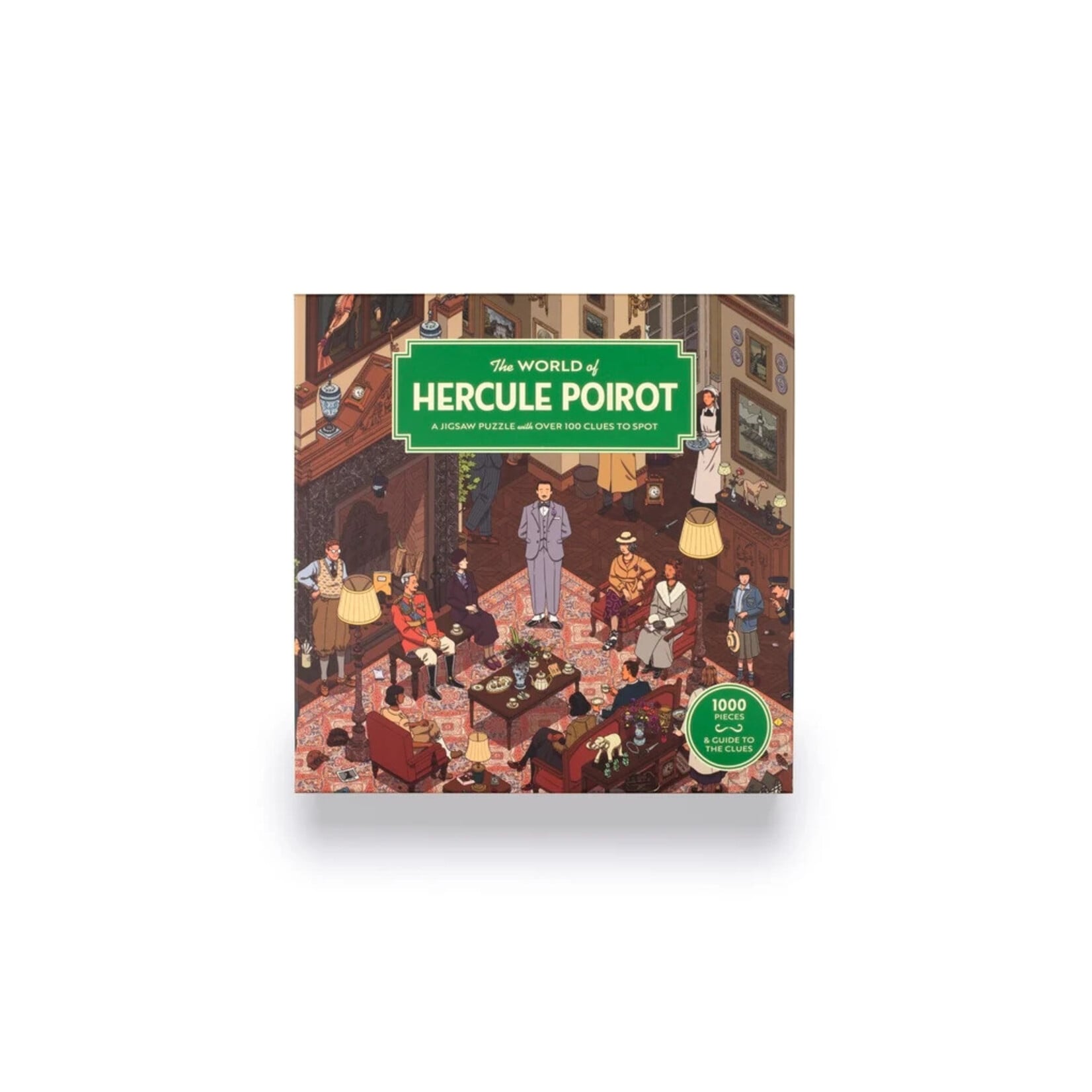 Chronicle Books The World of Hercule Poirot 1000pc Puzzle