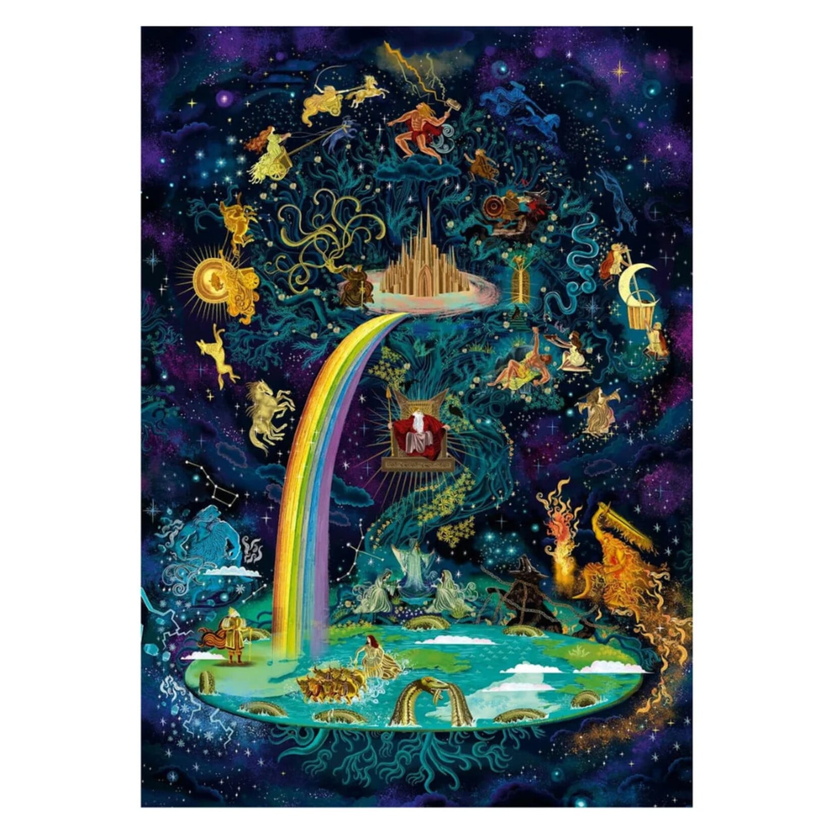 Chronicle Books The World of Norse Mythology 1000pc Puzzle