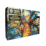Trippy Puzzle Co Glass Canopy Stained Glass Wooden Jigsaw Puzzle 300pc