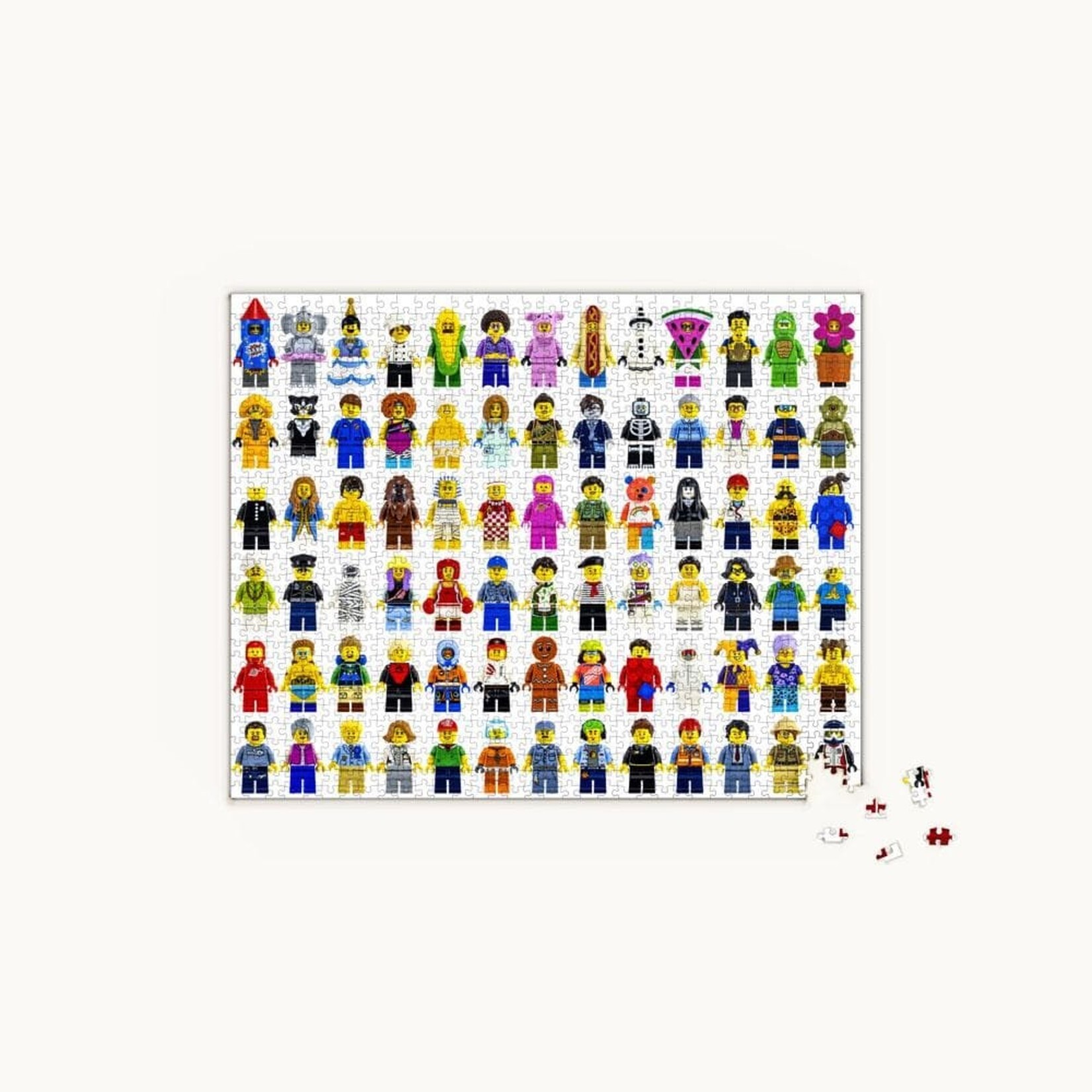 Chronicle Books Lego Minifigure 1000pc Puzzle