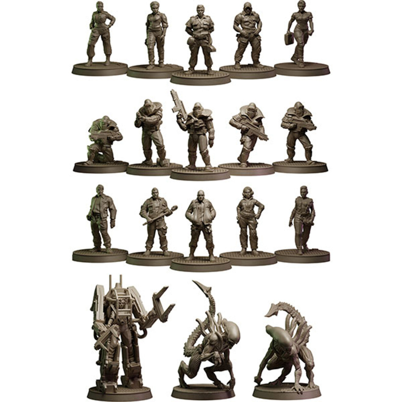 Free League Publishing ALIEN RPG: Miniatures Set: Rapture Protocol