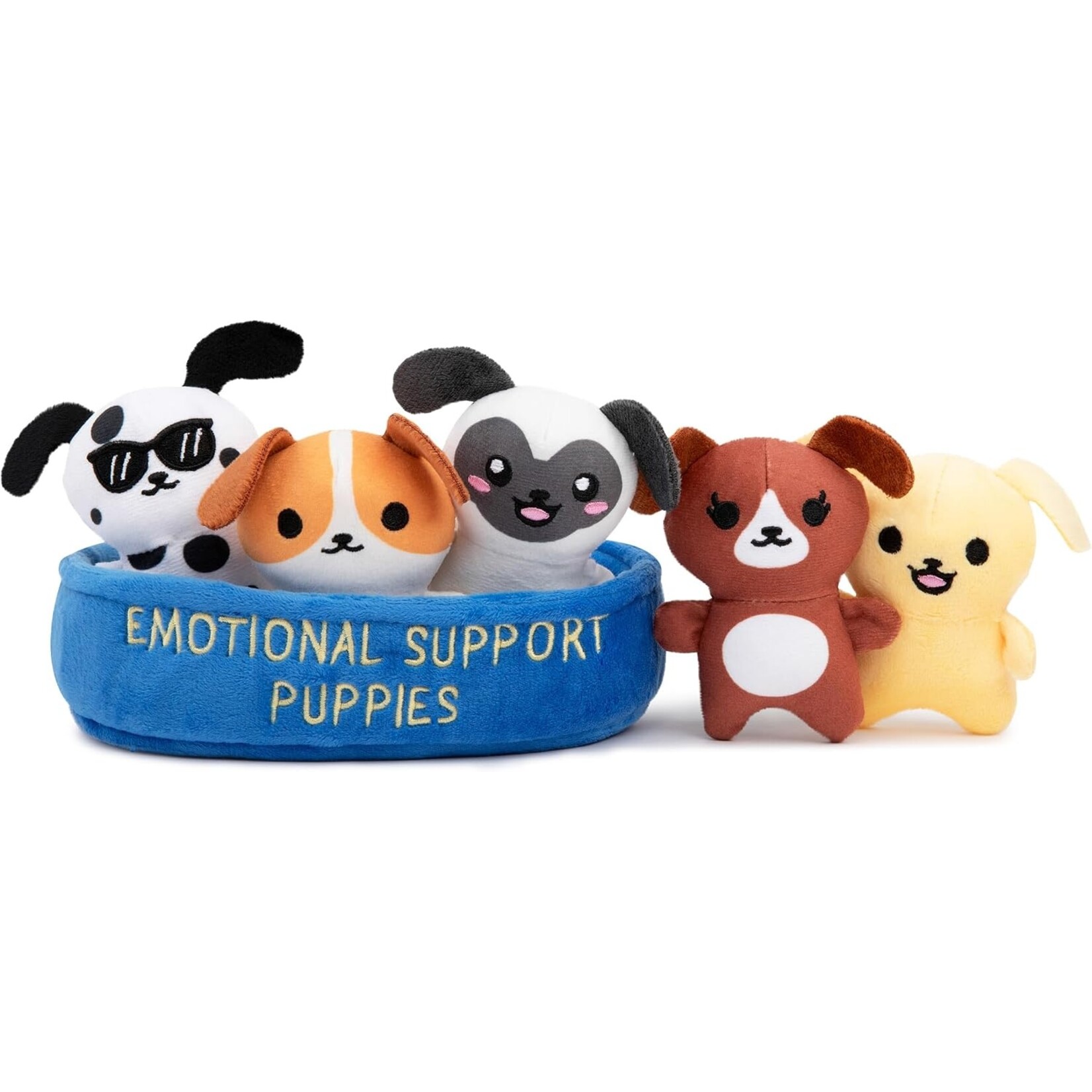 What Do You Meme Emotional Support Puppies By Relatable – A Cuddly Plush Dog Gift Set For All Ages