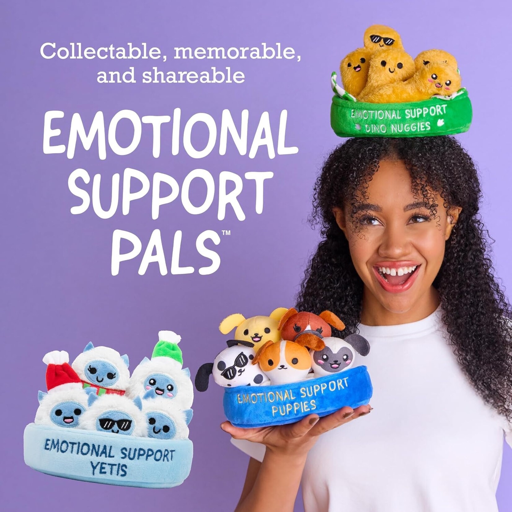 What Do You Meme Emotional Support Puppies By Relatable – A Cuddly Plush Dog Gift Set For All Ages