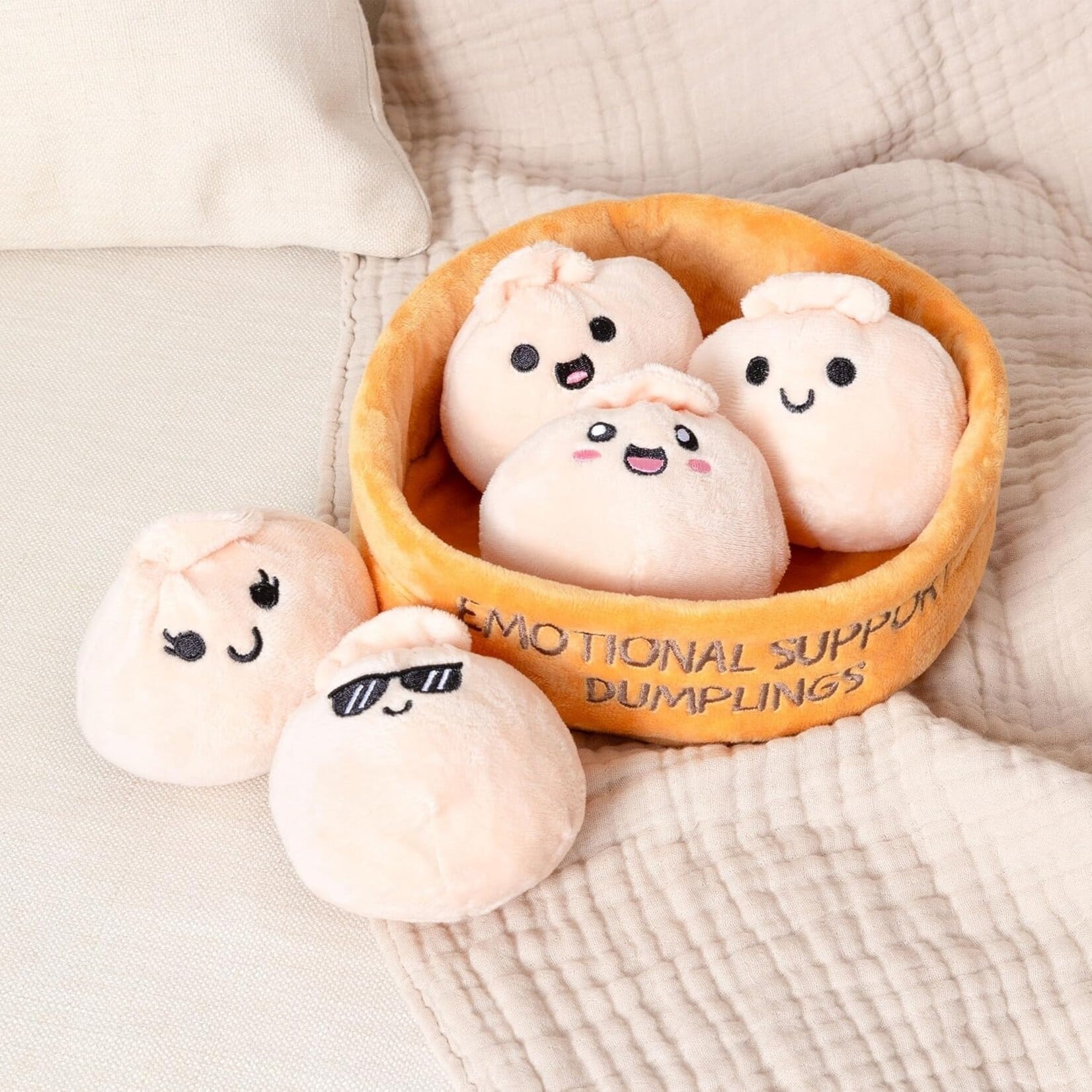 What Do You Meme Emotional Support Dumplings - Set of 5 Plush Dumplings
