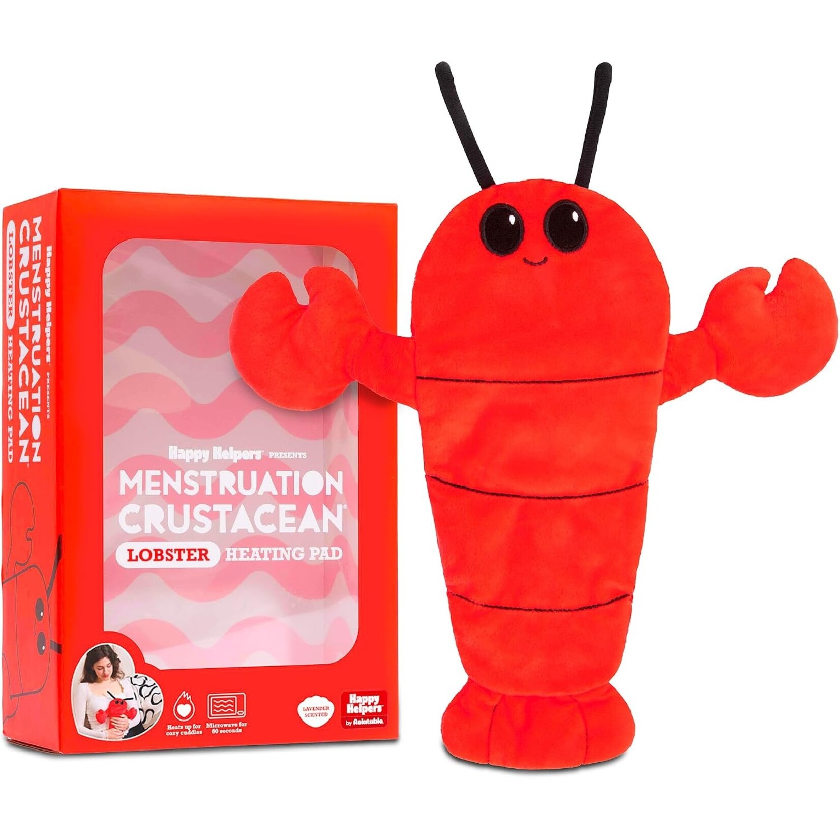 What Do You Meme Menstruation Crustacean Lobster- Microwavable Heating Pad