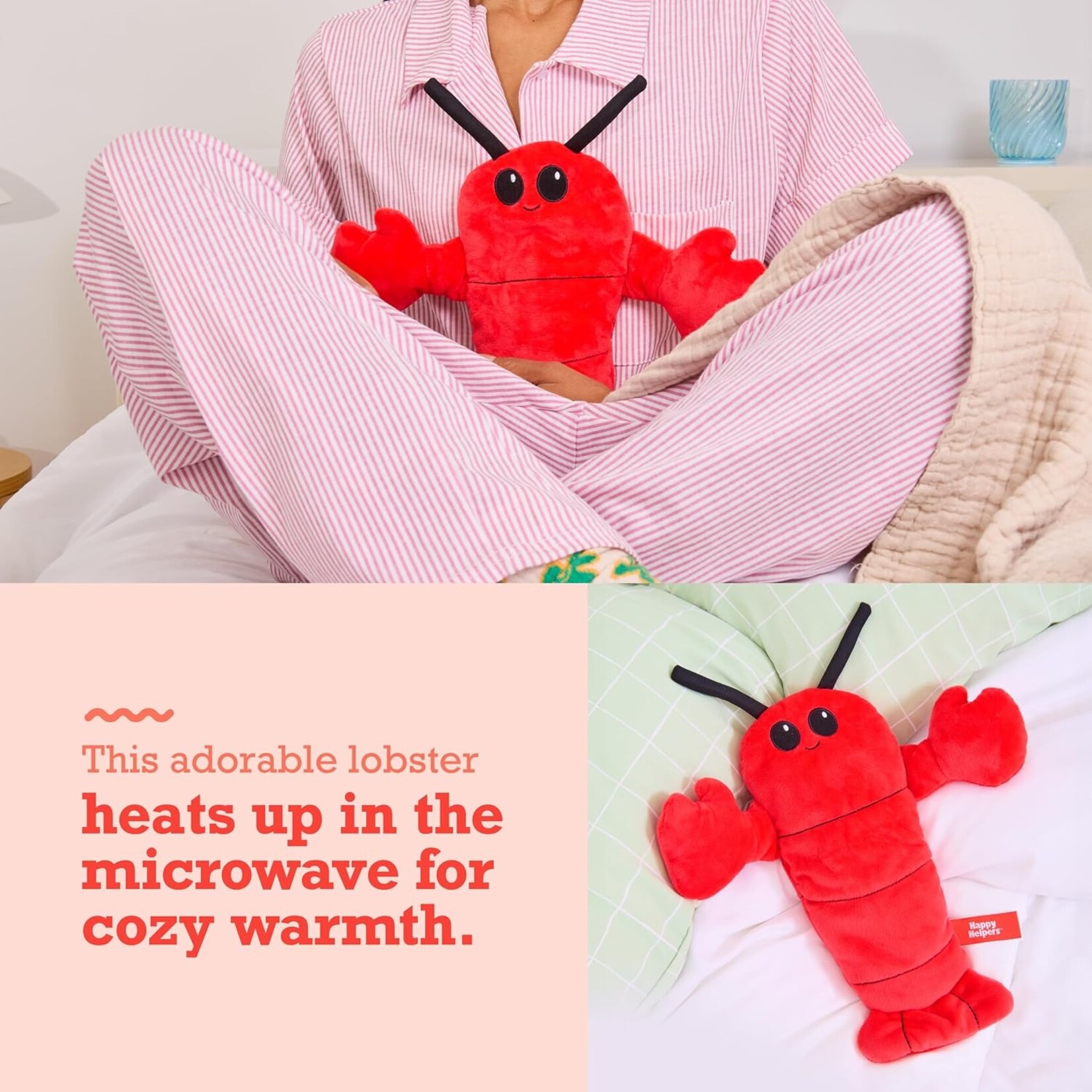 What Do You Meme Menstruation Crustacean Lobster- Microwavable Heating Pad