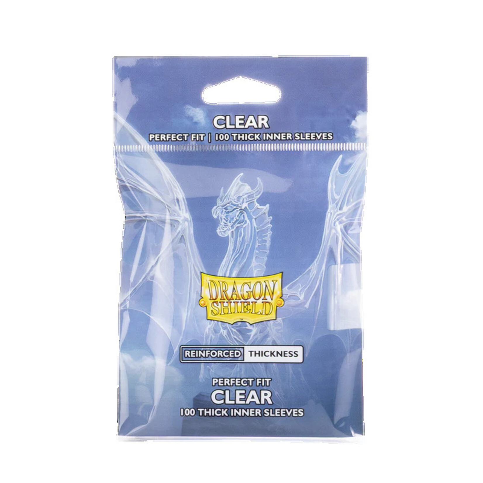 ARCANE TINMEN Dragon Shield: Thick Perfect Fit: (100) Inner Sleeves Clear