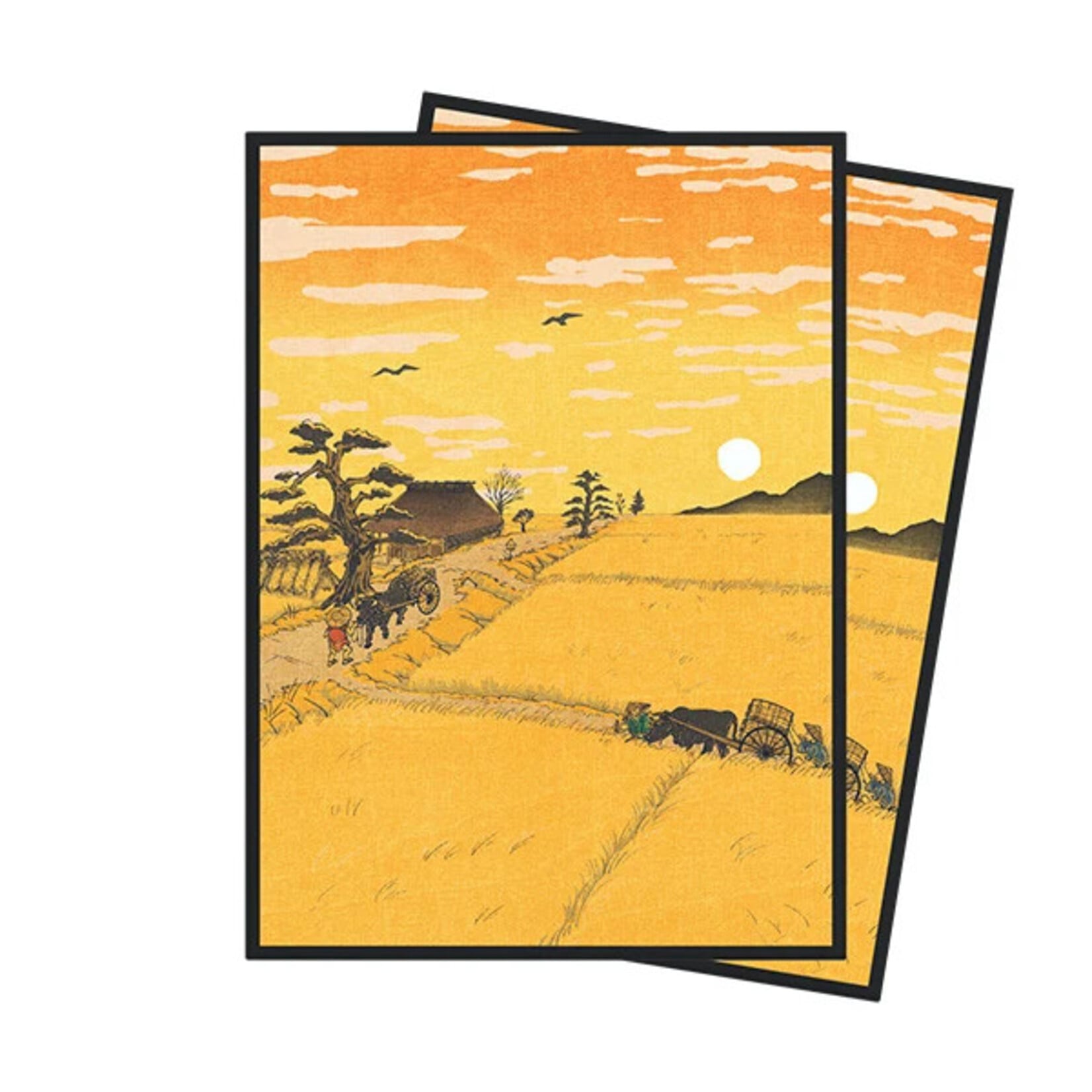 Arcane Fortress Ukiyo-E Collection: Dusk over Edo Matte Sleeves (100)