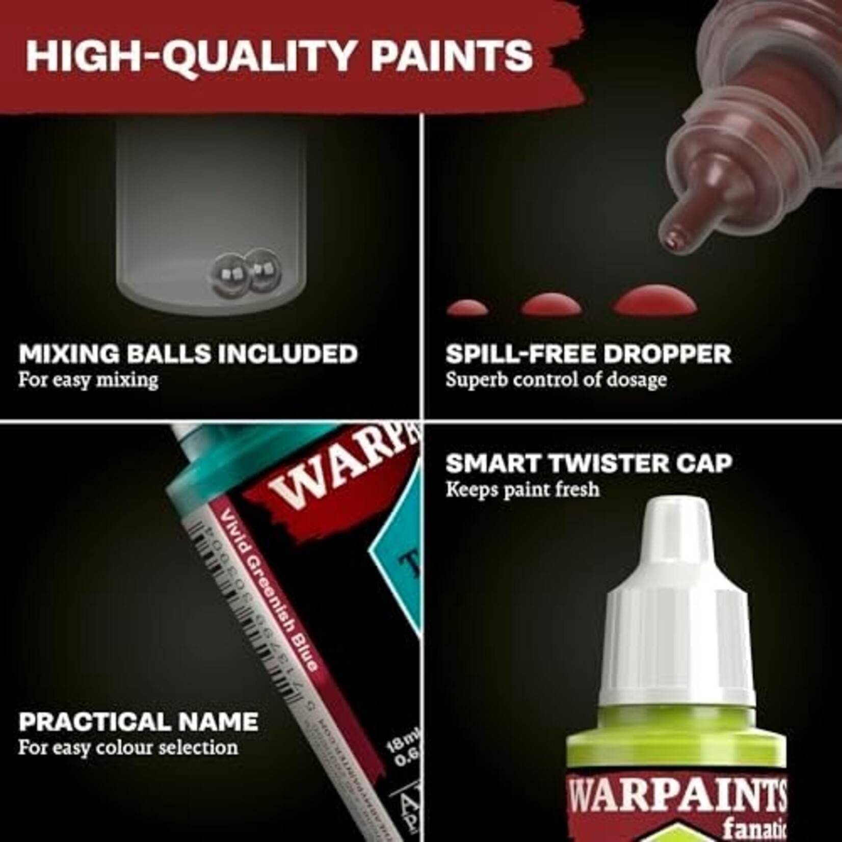 Reaper Minis Warpaints Fanatic: Most Wanted Paint Set