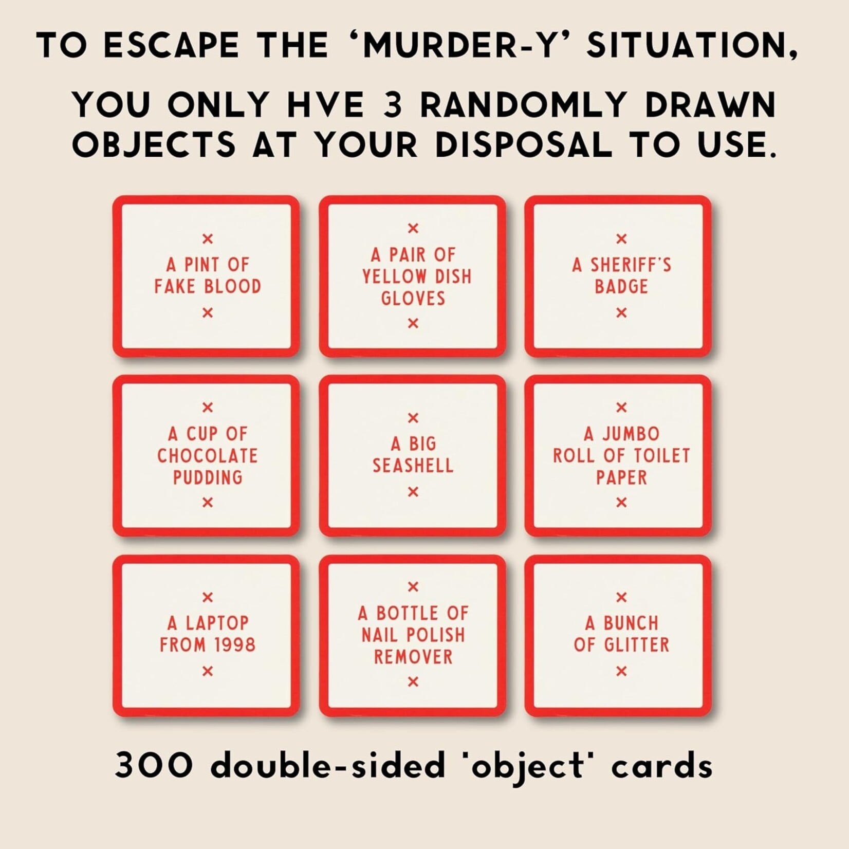 Chronicle Books Brass Monkey Not Today, Murder Game