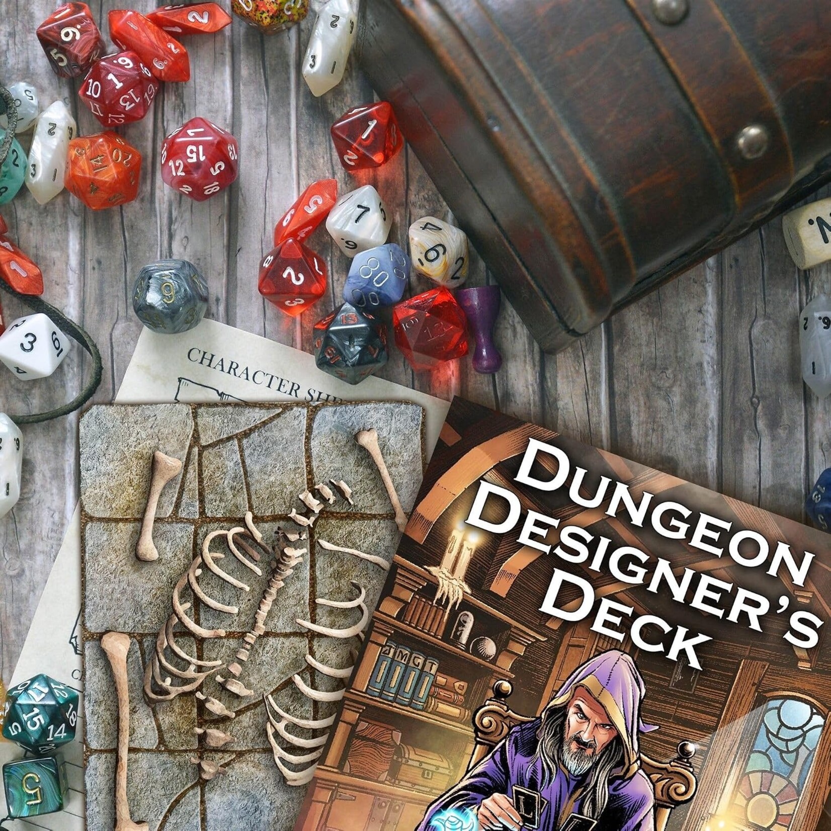 Loke Battlemats Dungeon Designers' Deck: Deal Your Own Dungeon