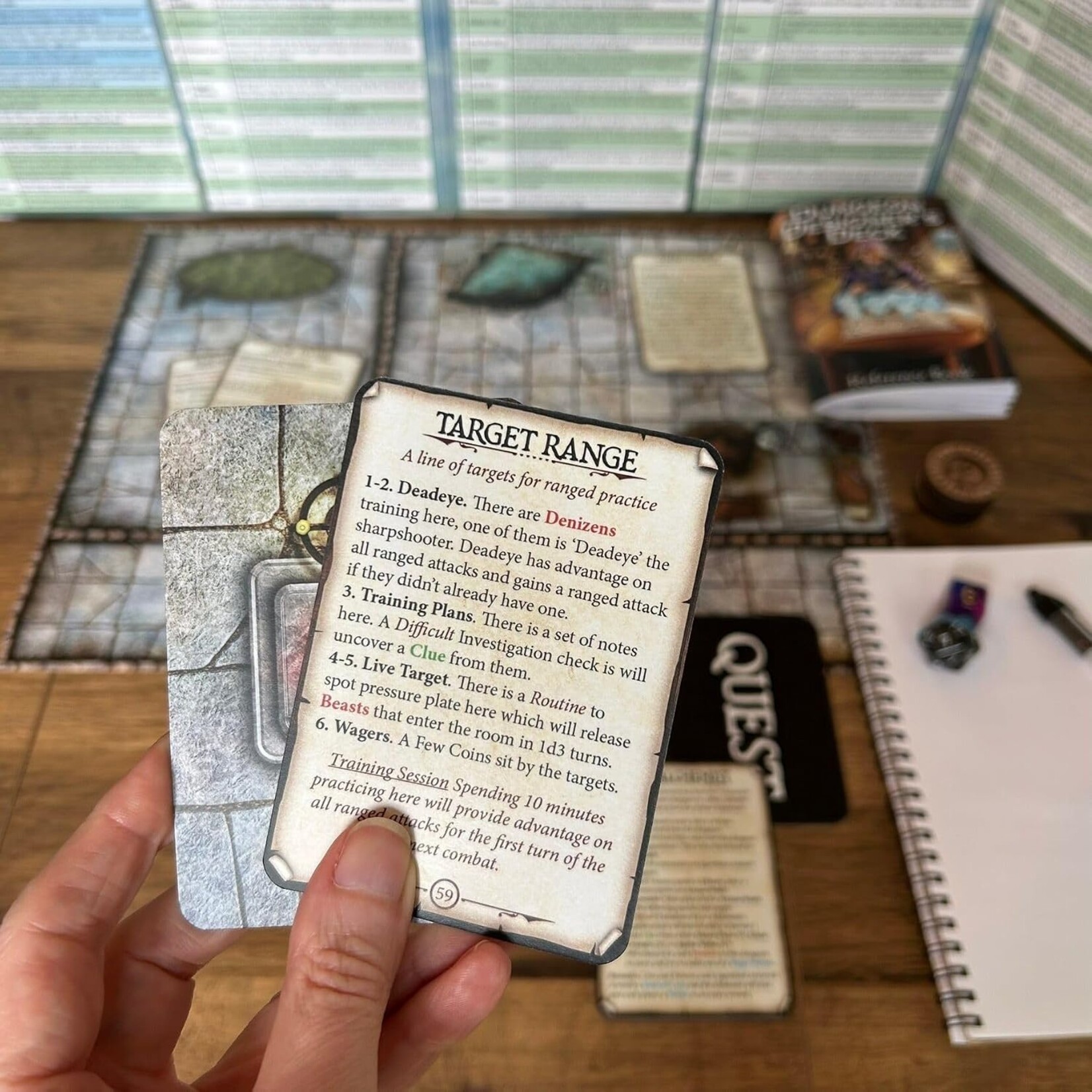 Loke Battlemats Dungeon Designers' Deck: Deal Your Own Dungeon