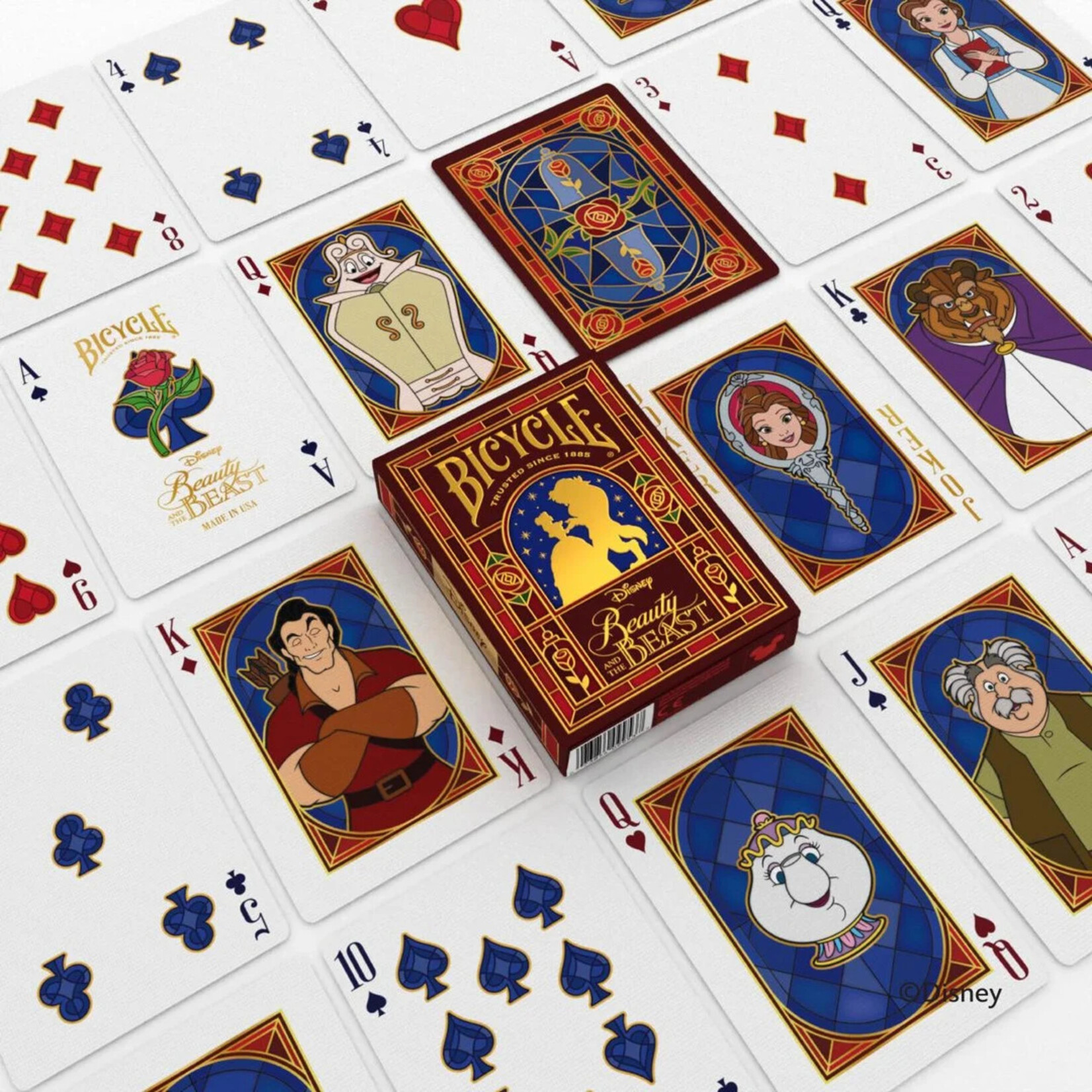Bicycle Playing Cards: Bicycle: Disney Beauty and the Beast