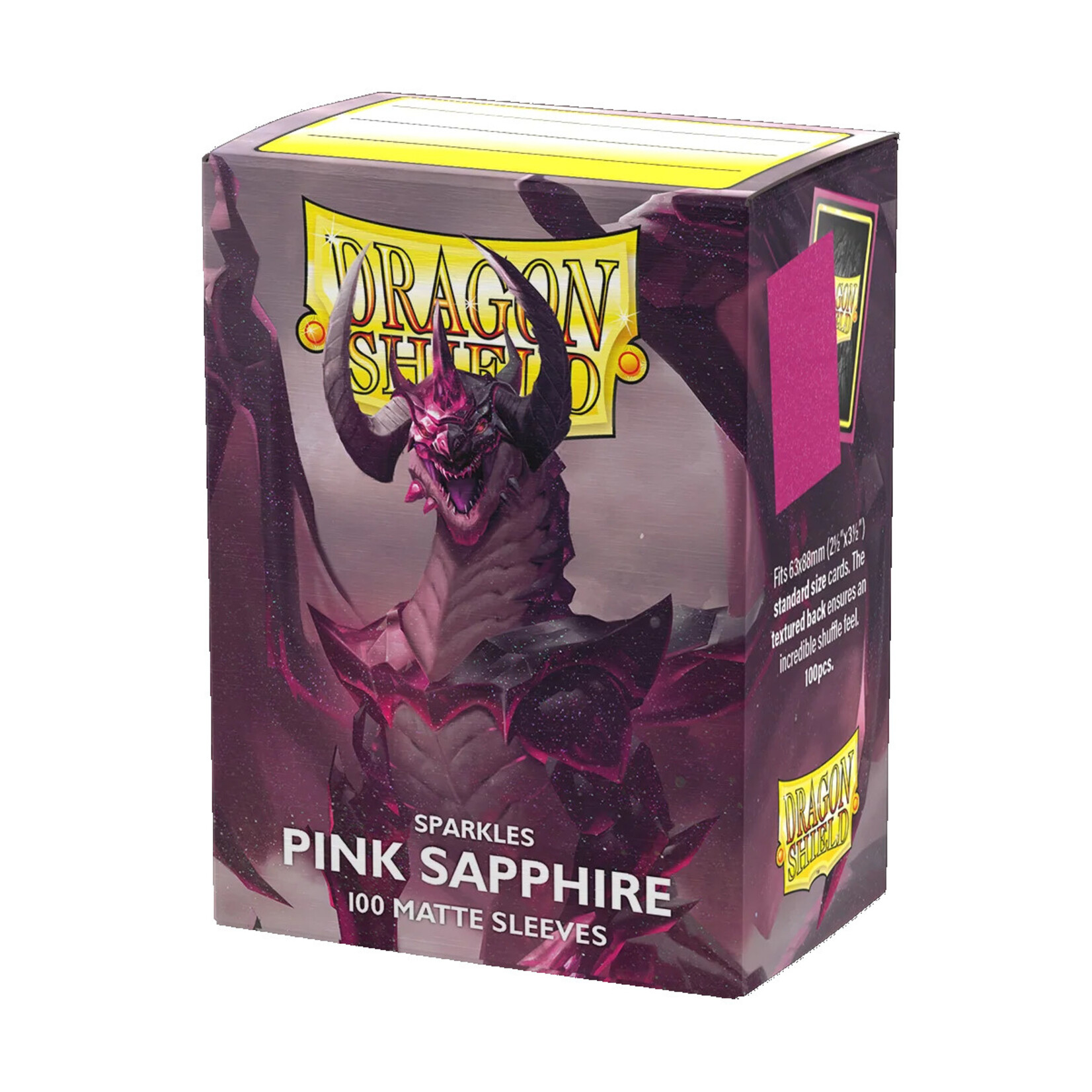 ARCANE TINMEN Dragon Shield: Matte: Pink Sapphire (100)