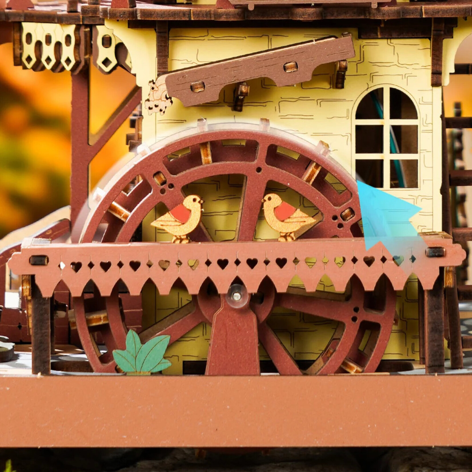 Robotime Rokr Cuckoo Clock Mechanical 3D Wooden Puzzle