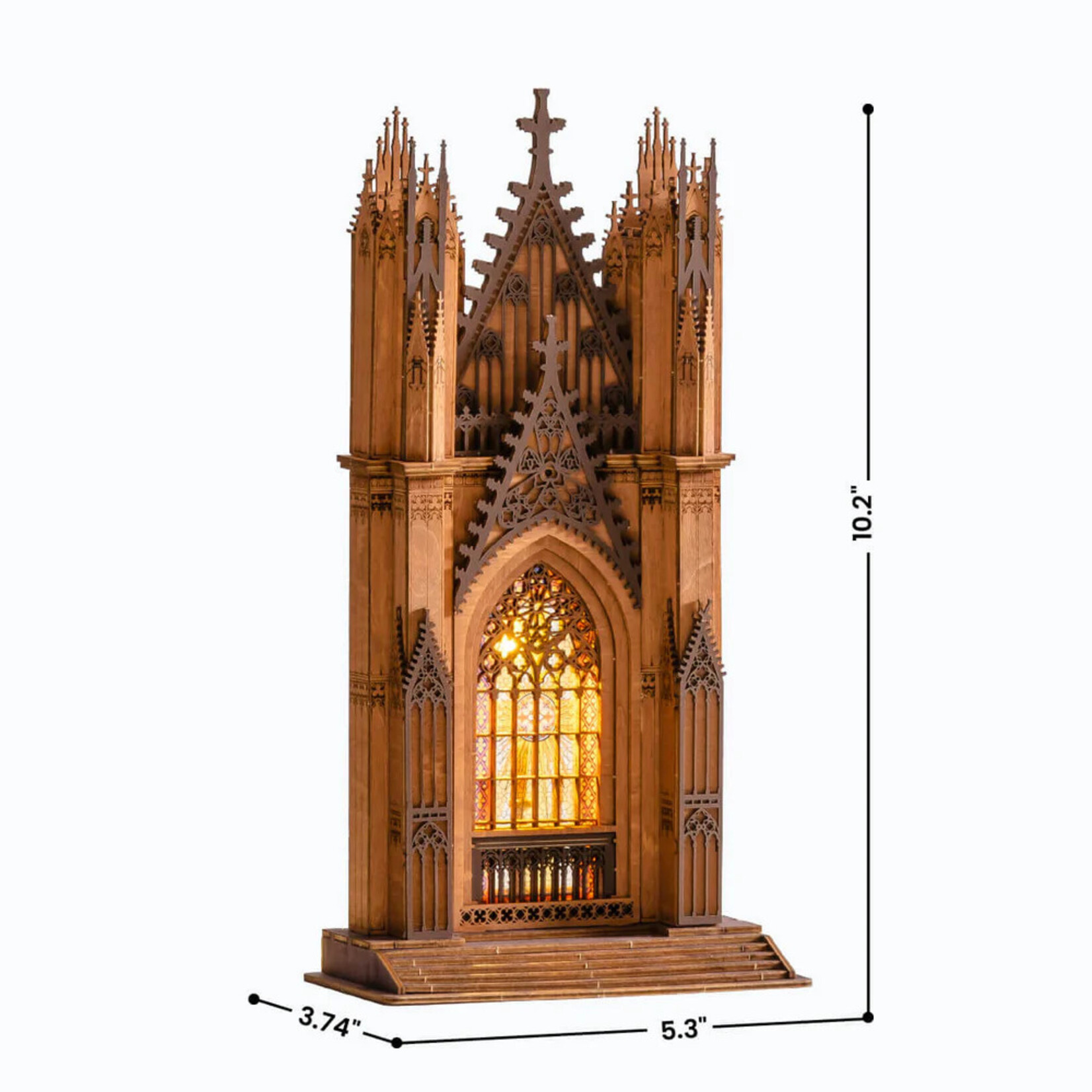Robotime Rolife Twin-Tower Cathedral Diy 3D Puzzles