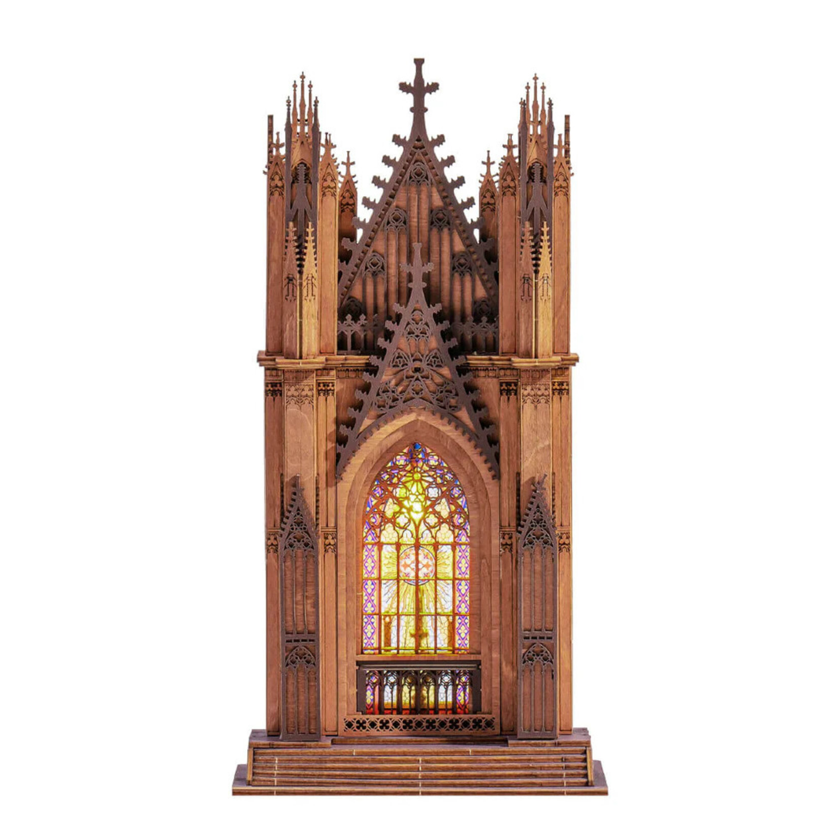 Robotime Rolife Twin-Tower Cathedral Diy 3D Puzzles