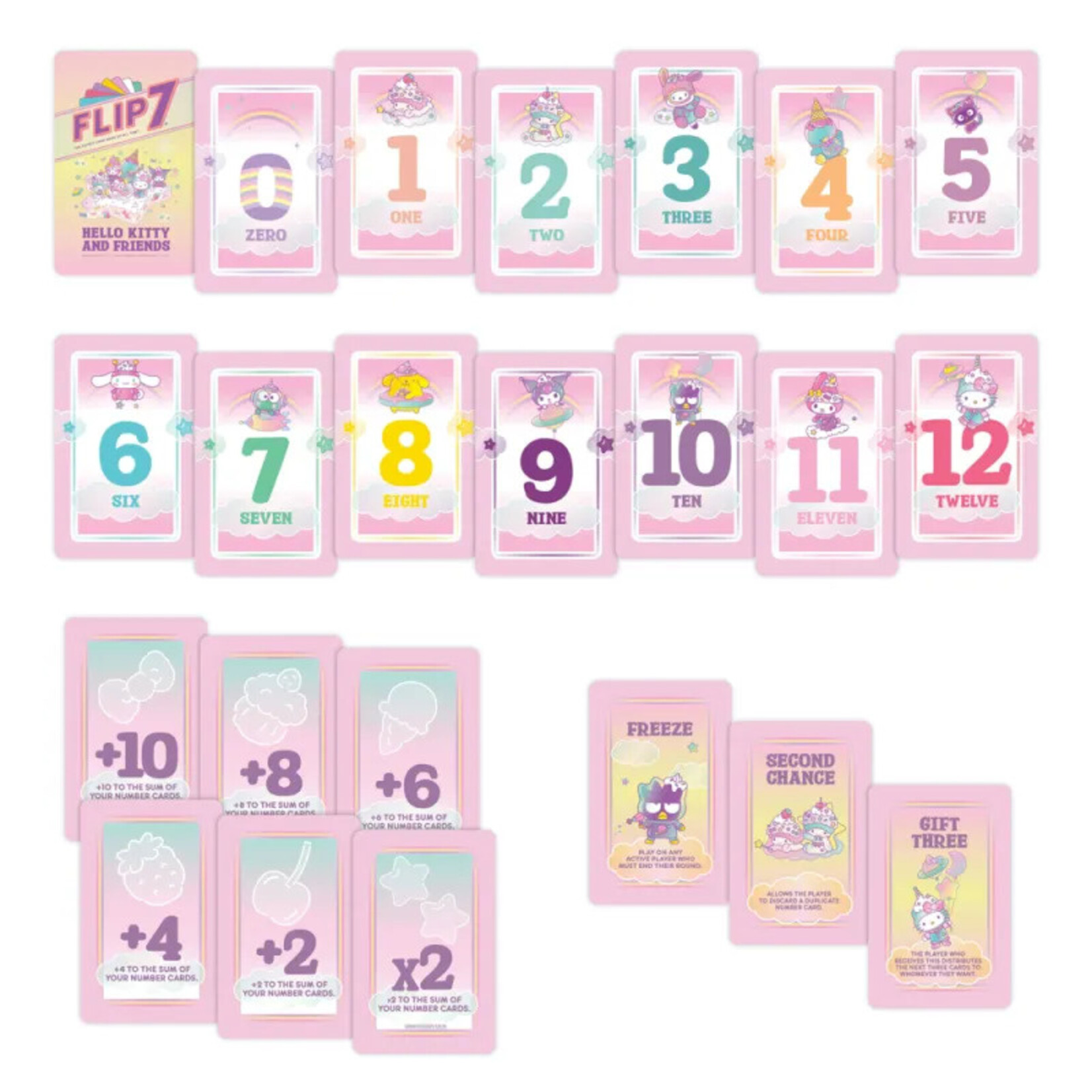 The OP Games Flip 7: Hello Kitty And Friends