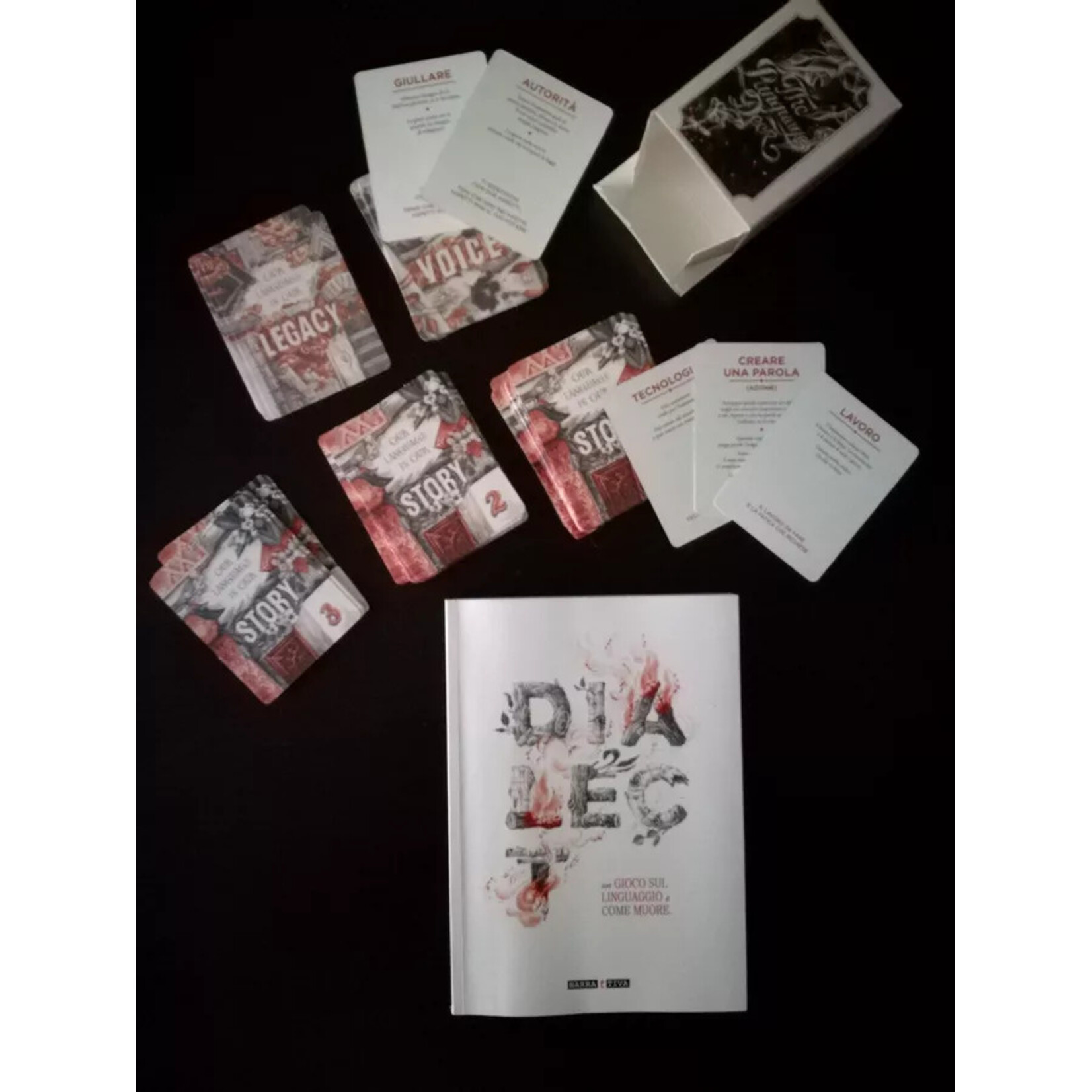 Cassi Mothwin Dialect: A Game About Language and How It Dies (book & cards)