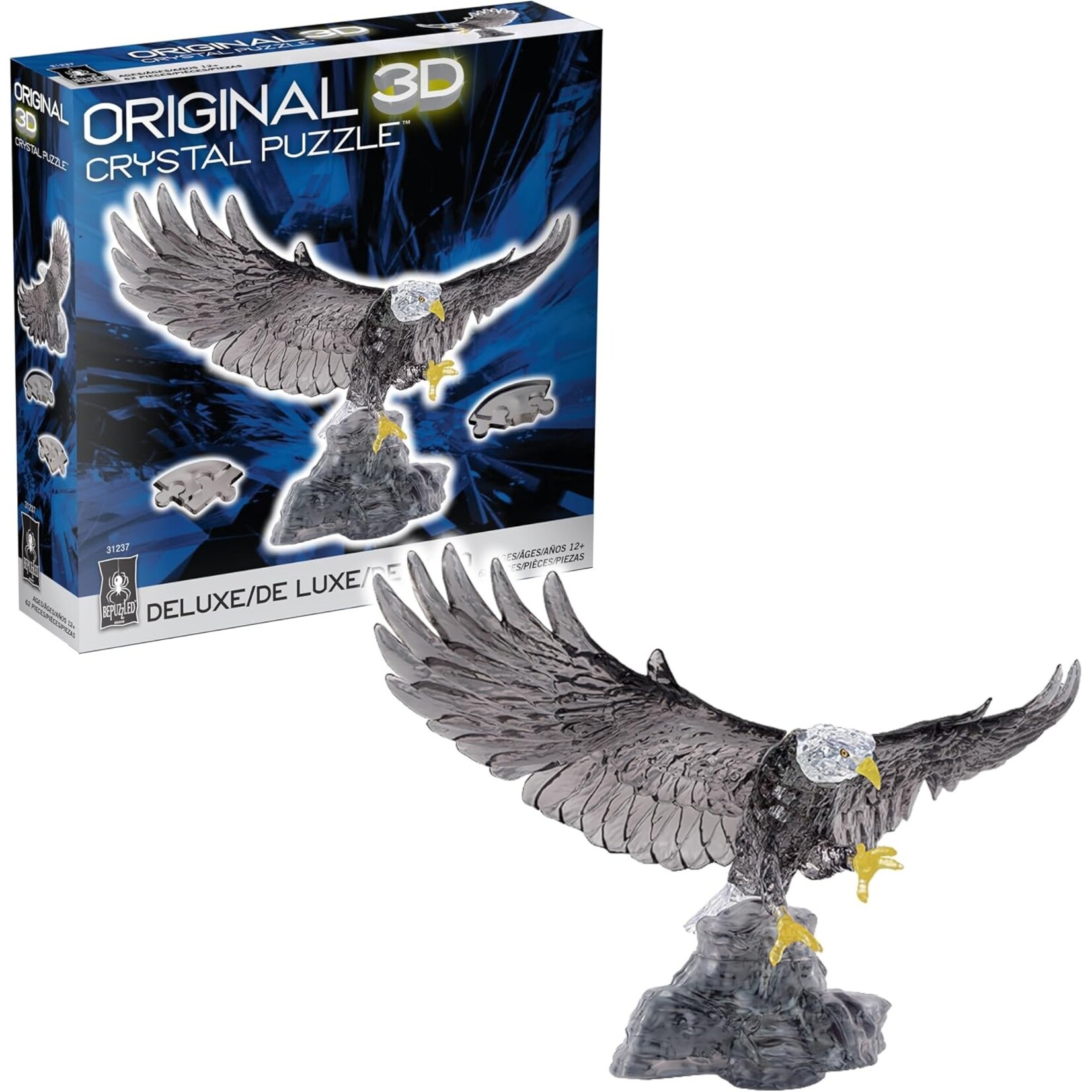 University Games 31237 Puzzle: 3D Crystal: Eagle