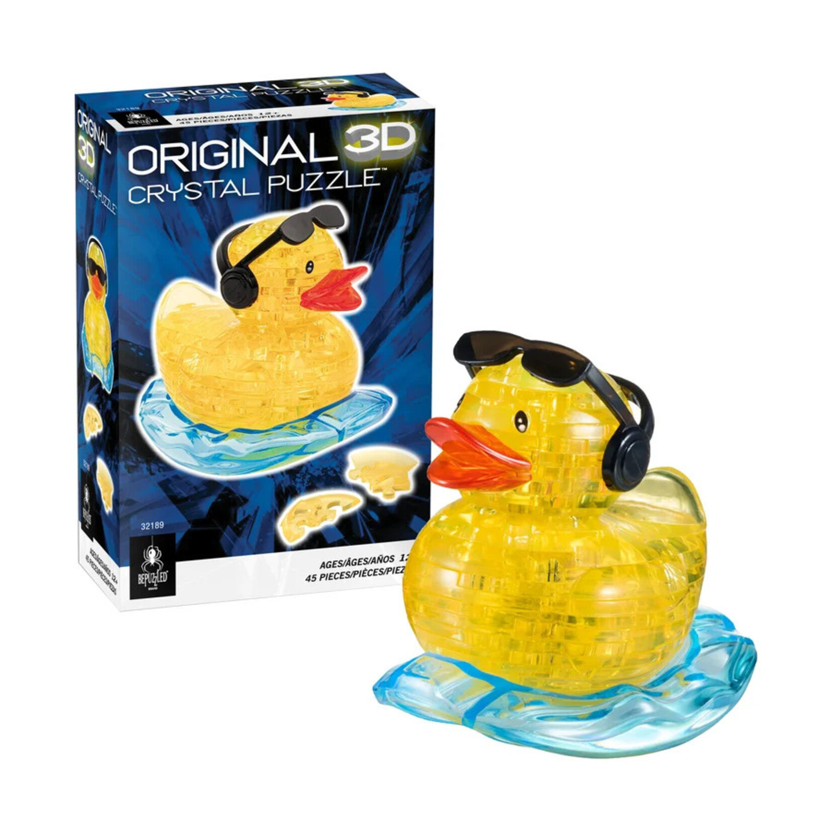 University Games 32189 Puzzle: 3D Crystal: Rock N' Duck