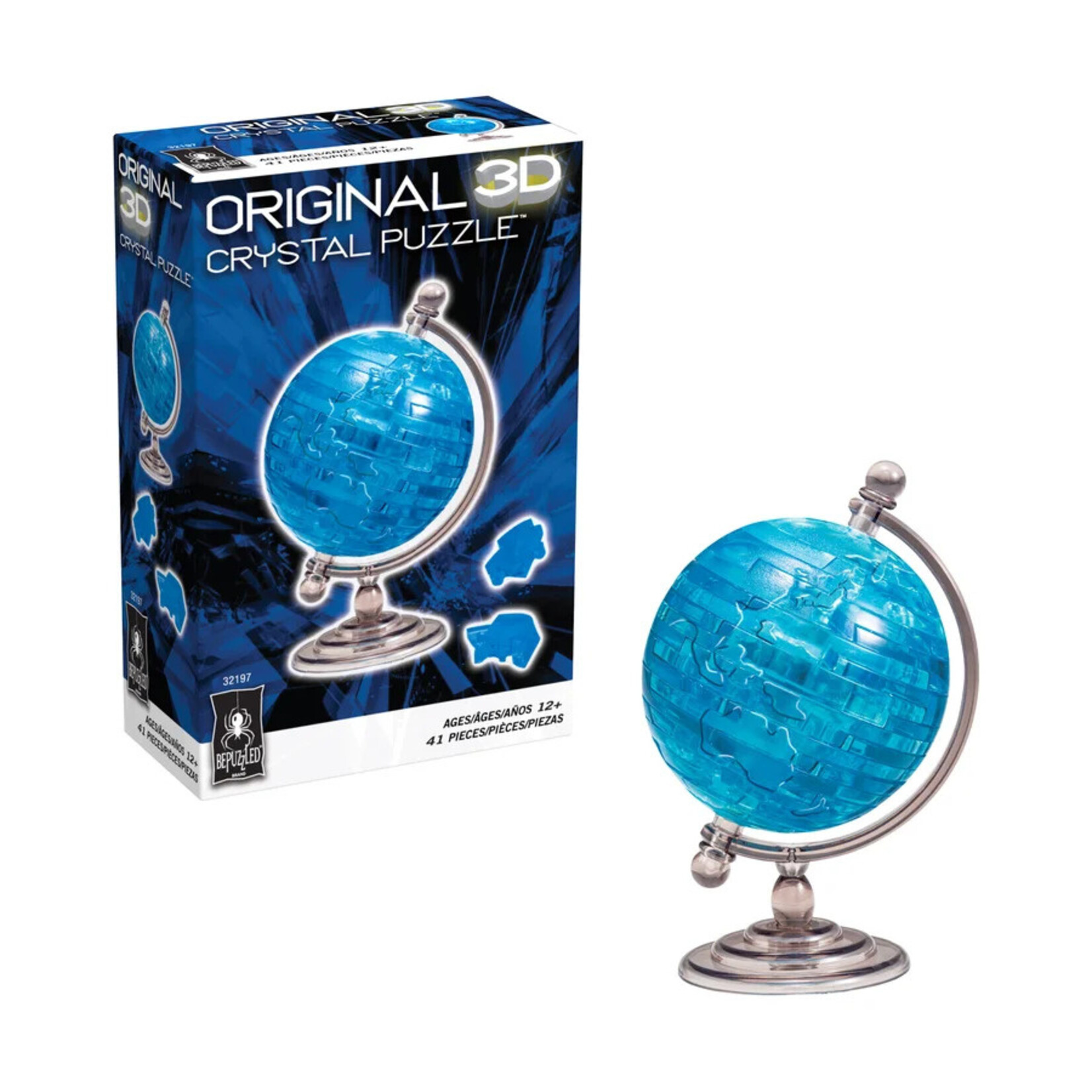 University Games 32197 Puzzle: 3D Crystal: Globe