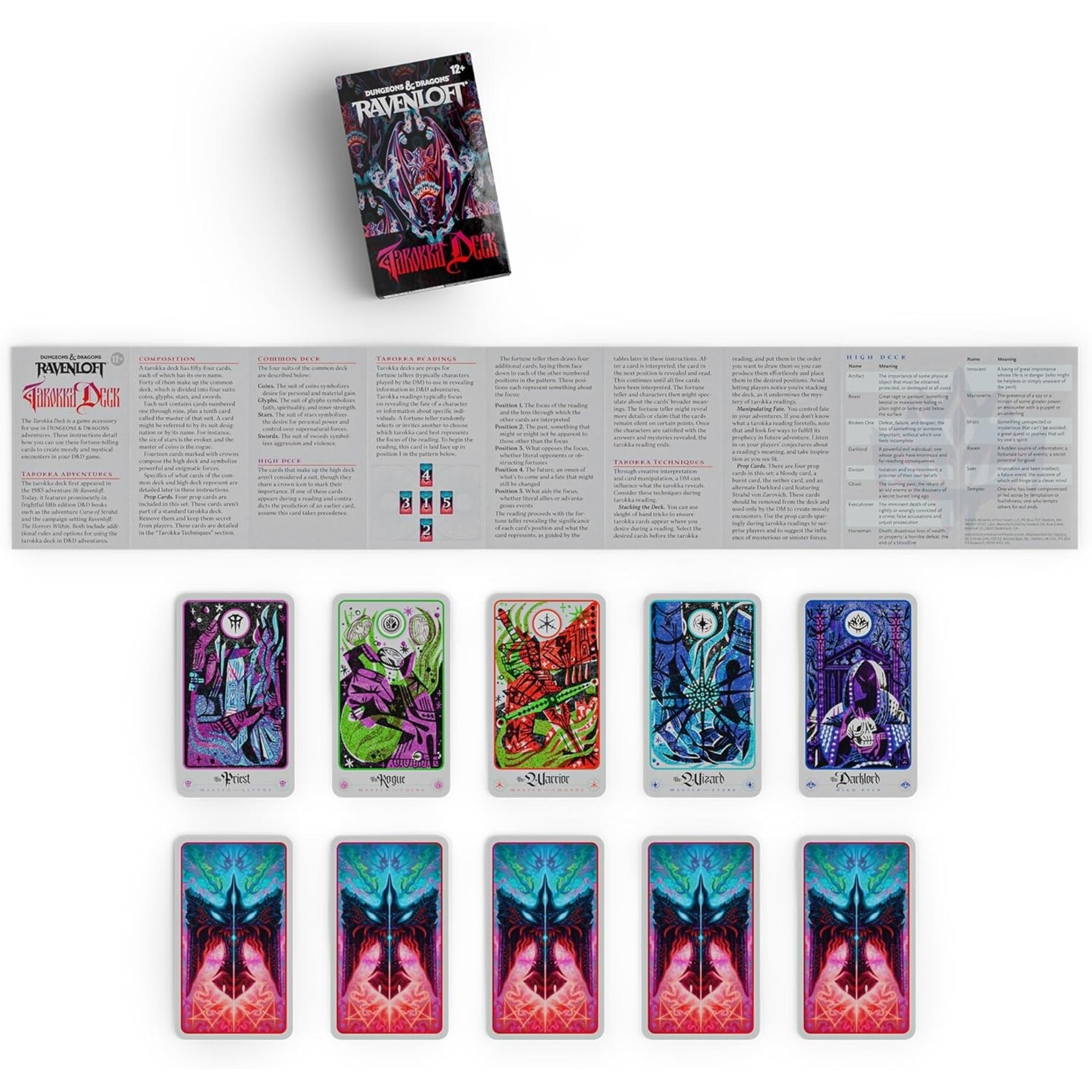 Wizards of the Coast Ravenloft: The Horrors Within - Tarokka Deck