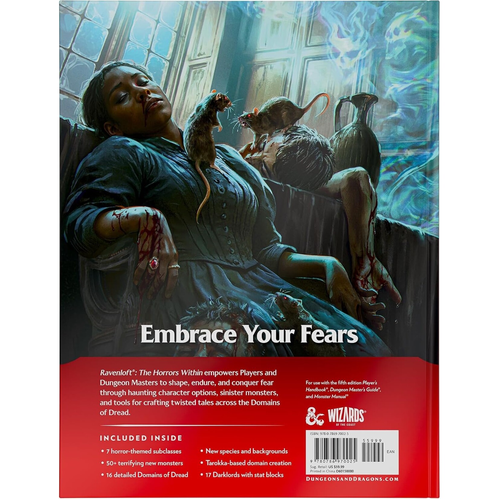 Wizards of the Coast D&D 2024 Ed. Ravenloft: The Horrors Within ALTERNATE COVER