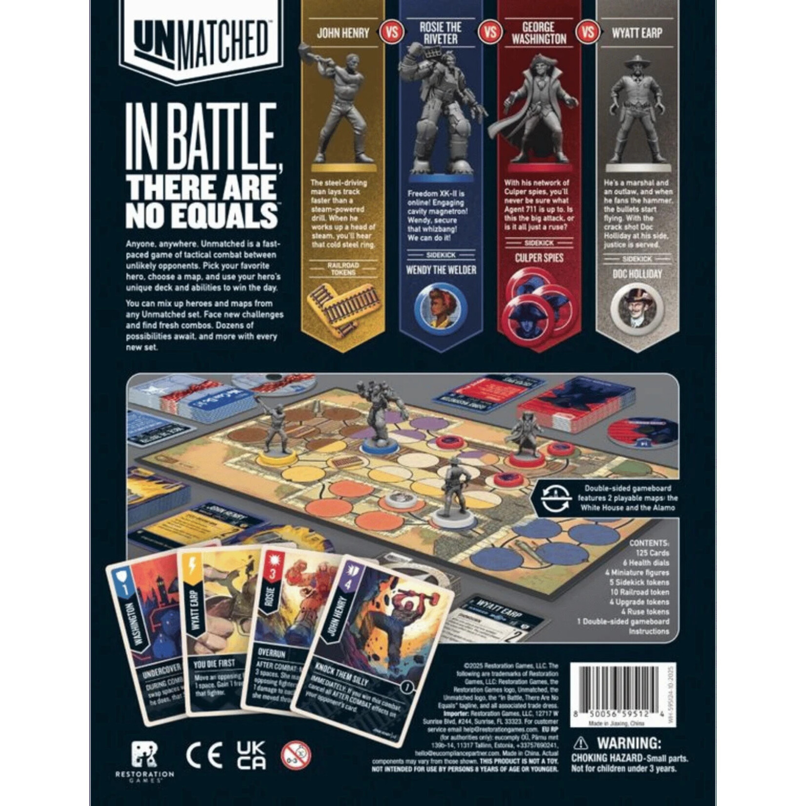 Restoration Games Unmatched: Stars & Stripes
