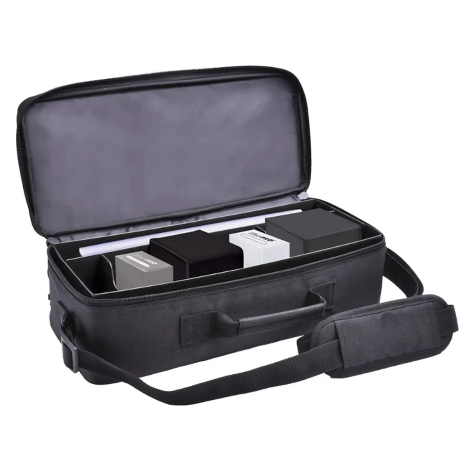 Ultra Pro Case: Deluxe Gaming Trove with Black Trim