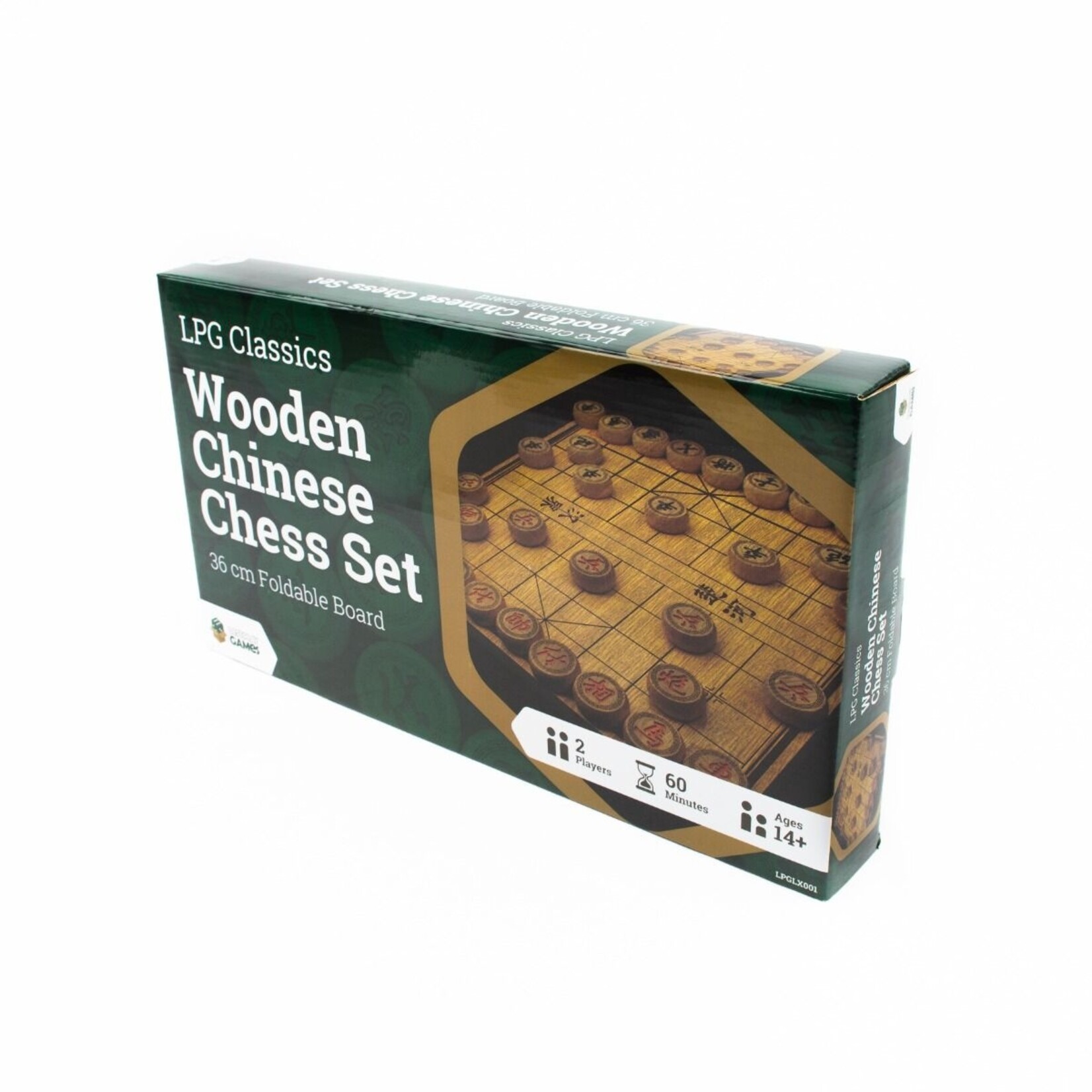 Family Classics LPG Classics: Wooden Chinese Chess Set - 35 cm Foldable Board