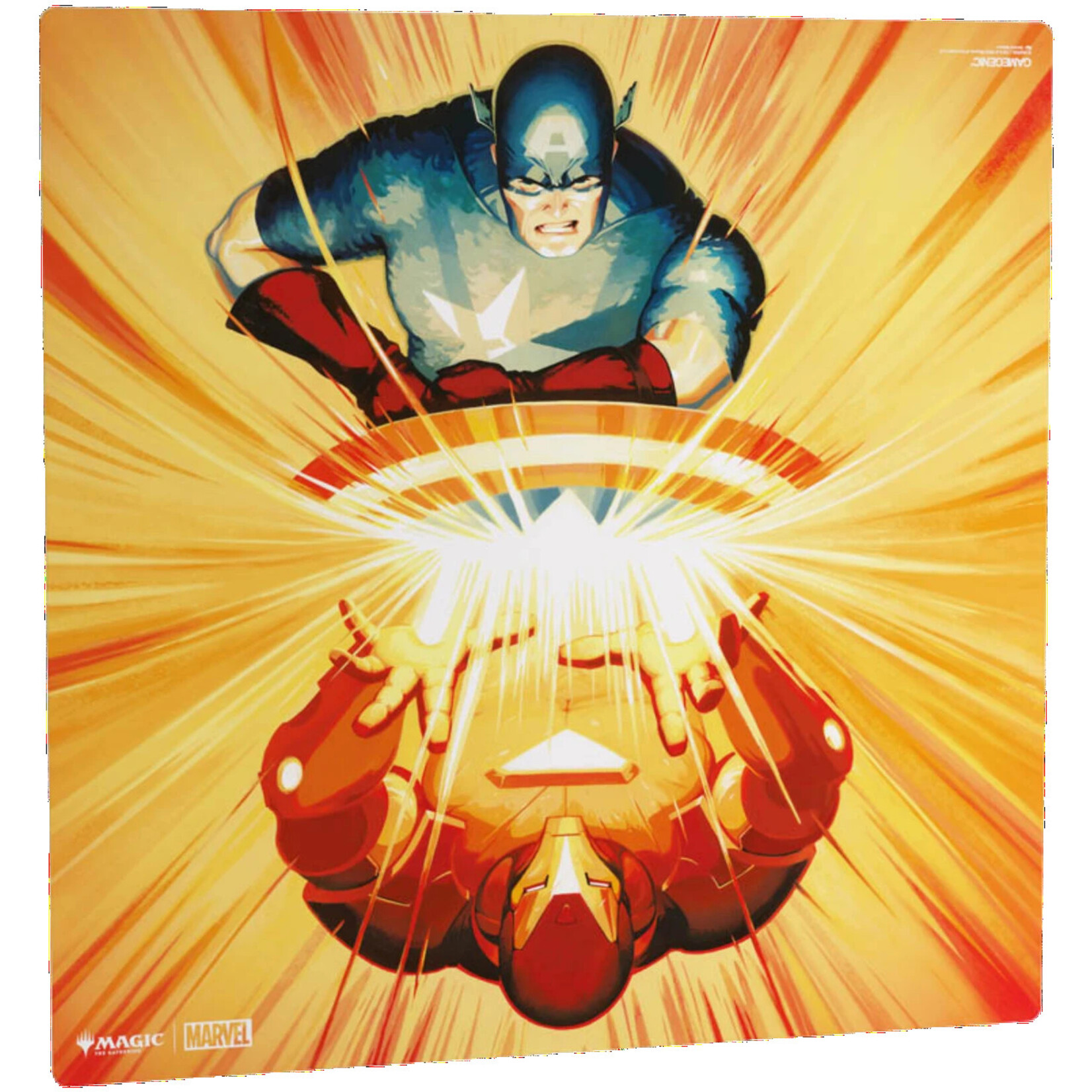 Ultra Pro MSH: 2-Player Iron Man and Captain America Playmat