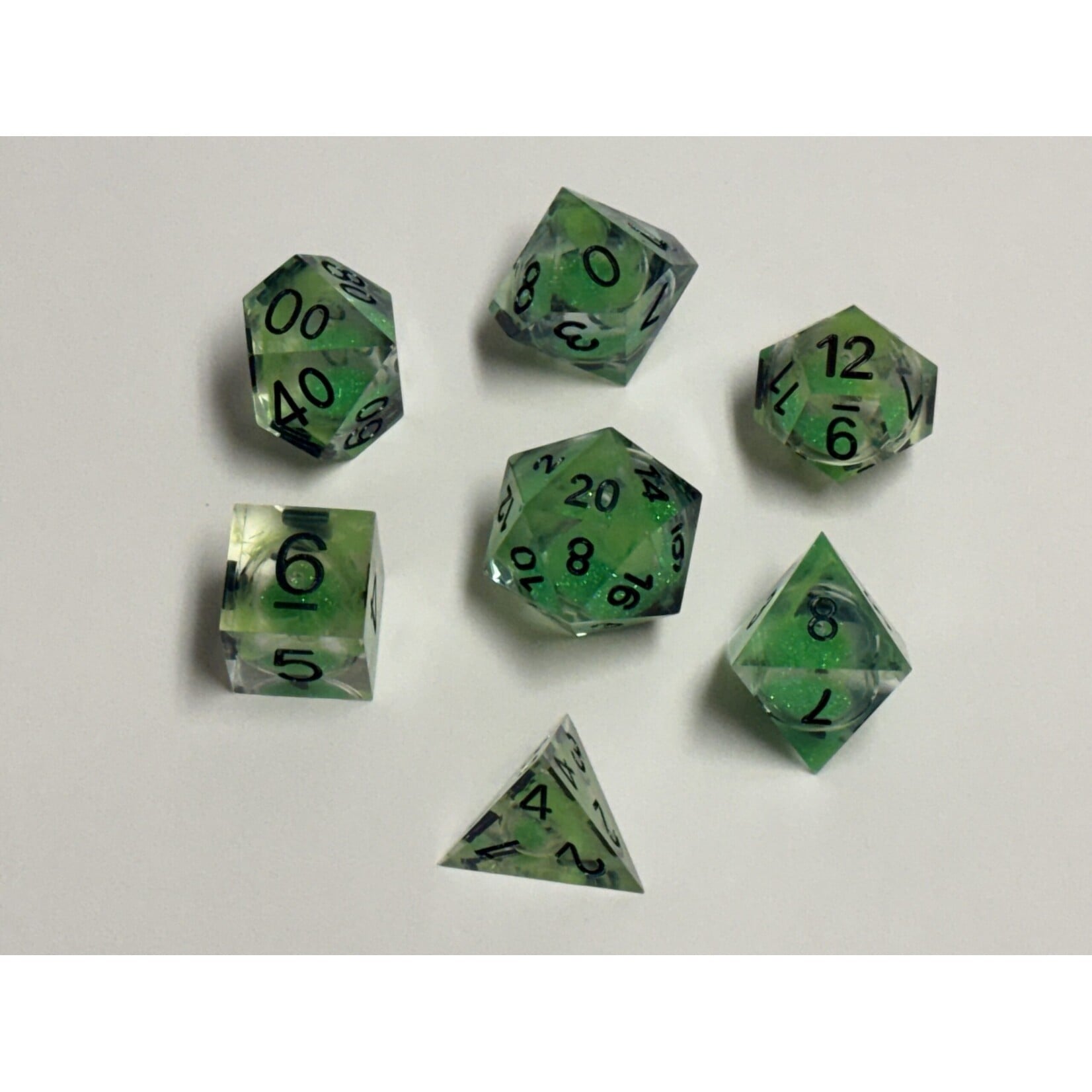 Palladium Books Teenage Mutant Ninja Turtles RPG: Mutagen Green Dice Set