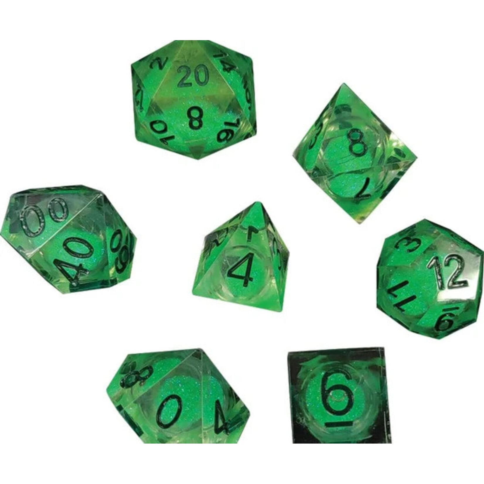 Palladium Books Teenage Mutant Ninja Turtles RPG: Mutagen Green Dice Set