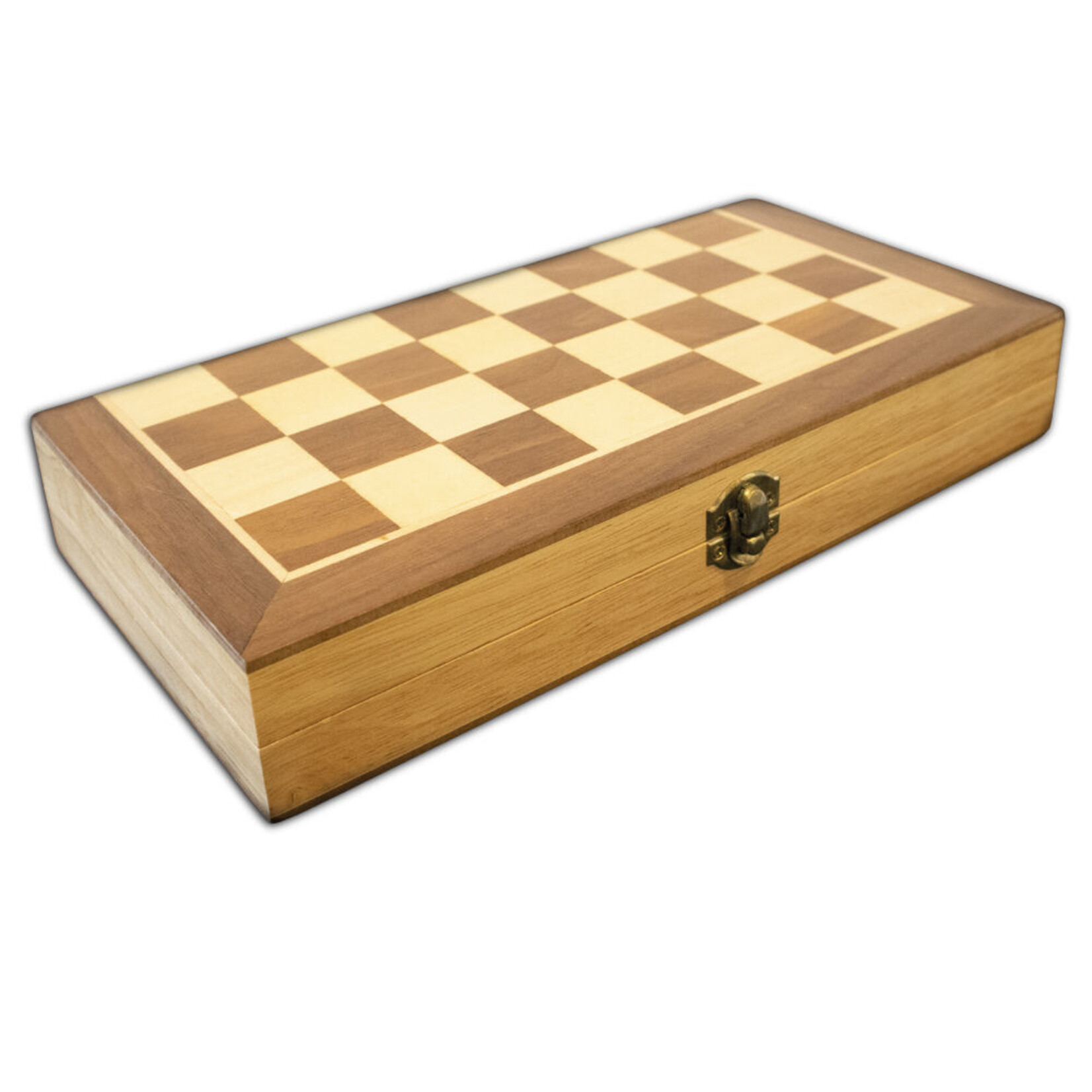 Family Classics LPG Classics: Wooden Folding Chess/Checkers/Backgammon Set 30 CM