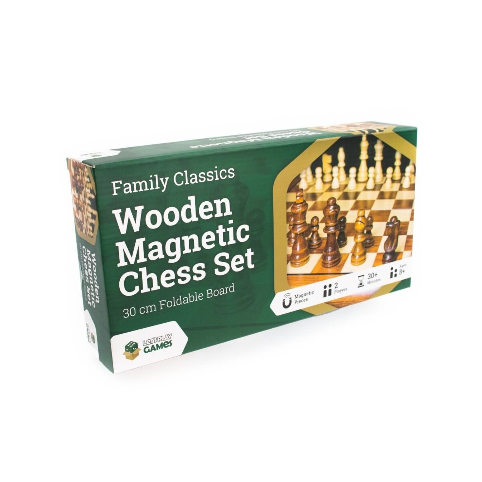Family Classics LPG Classics: Wooden Magnetic Chess Set 30 cm