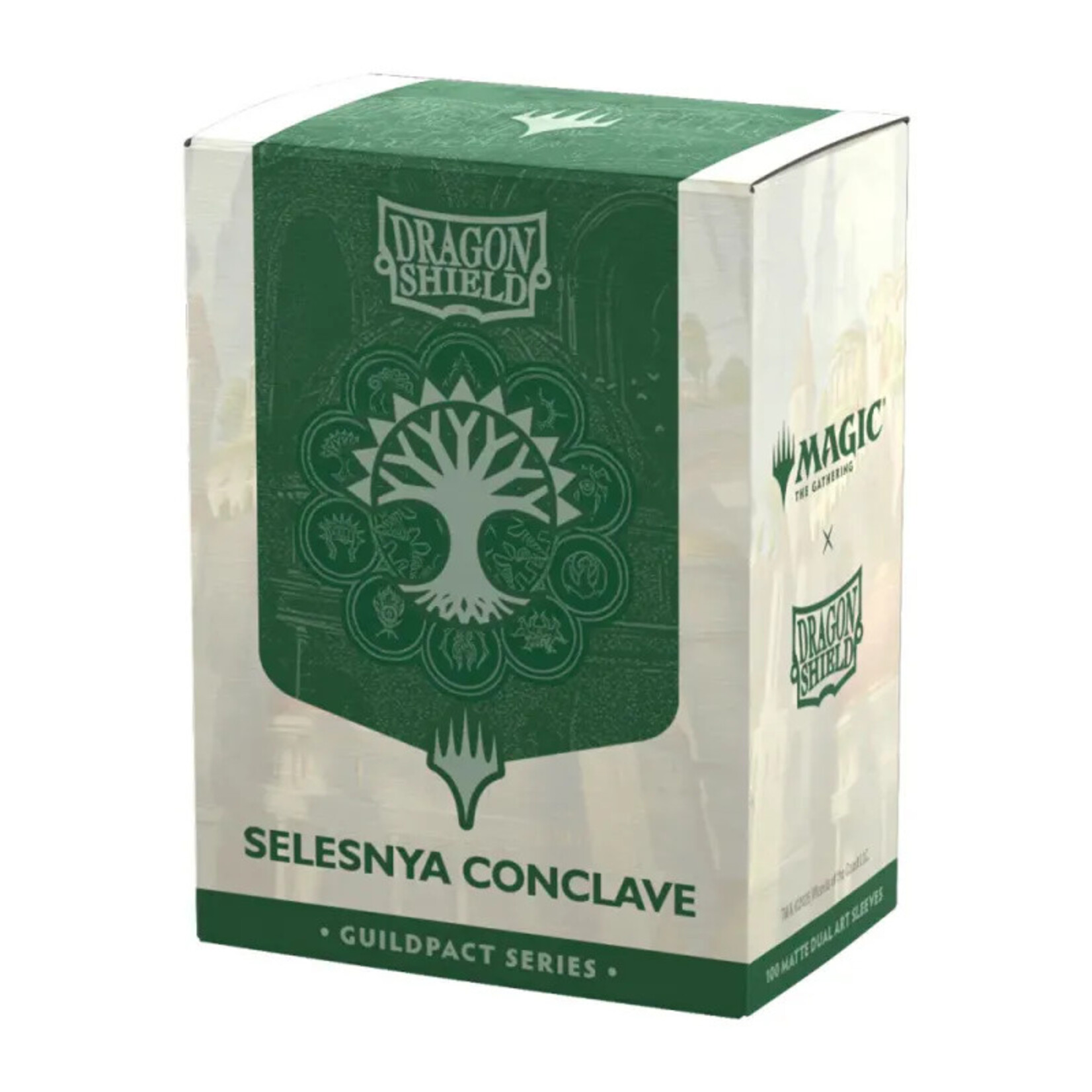 ARCANE TINMEN Selesnya Conclave: Dual Matte Sleeves: Magic the Gathering (100)